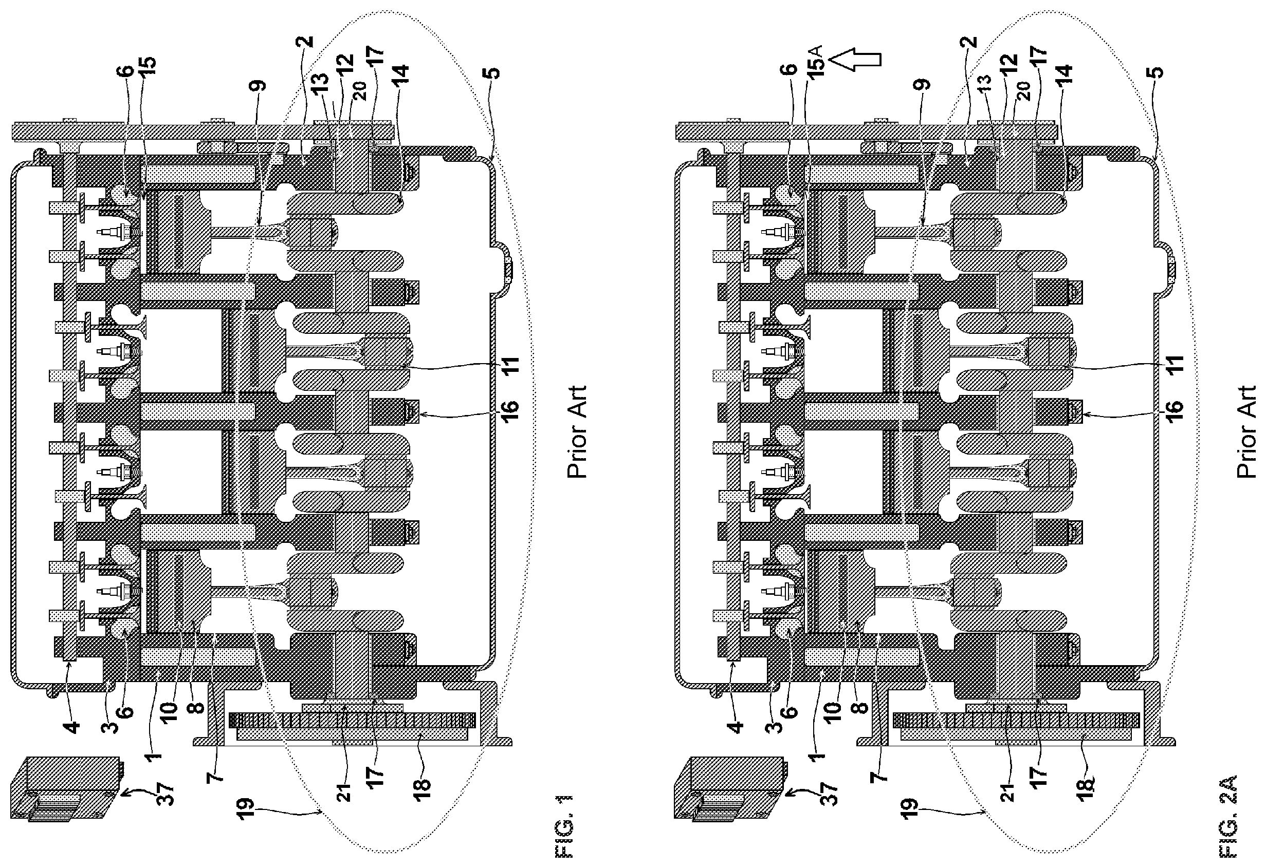 Patent US12359629 — Variable compression ratio device — Figure 1