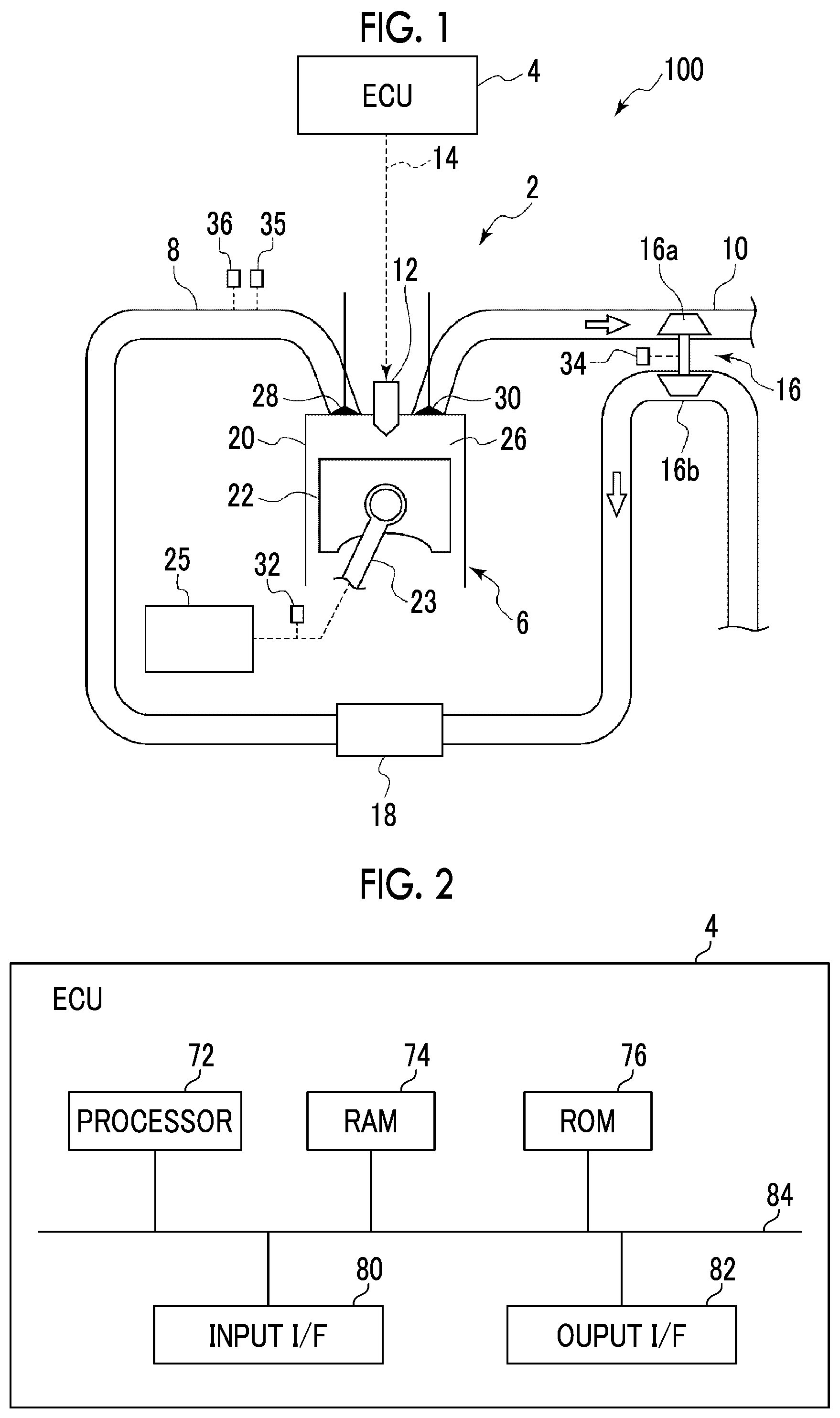 Patent US12359640 — Engine control device and engine control method — Figure 1