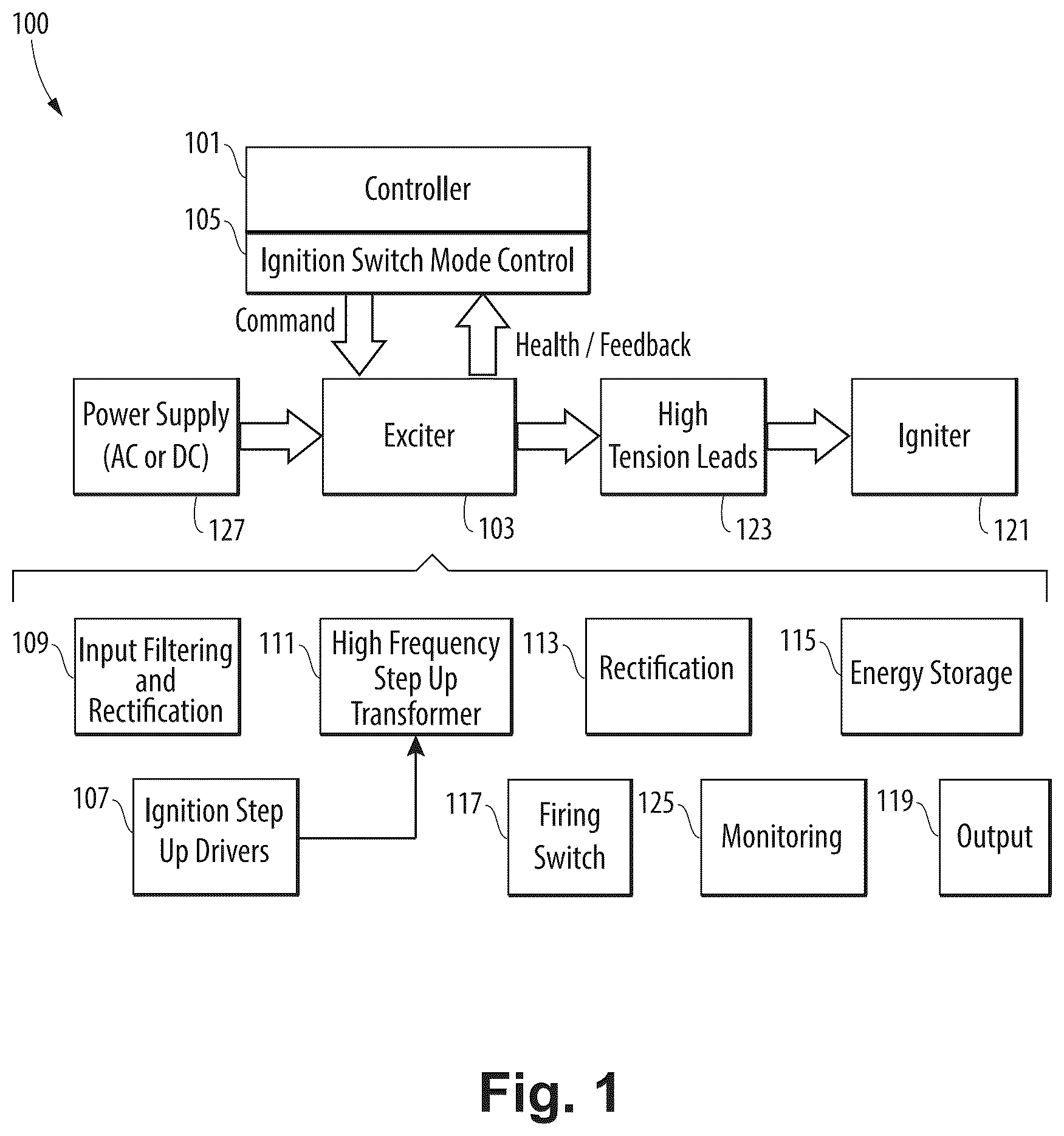 Patent US12359648 — Engine ignition systems — Figure 1