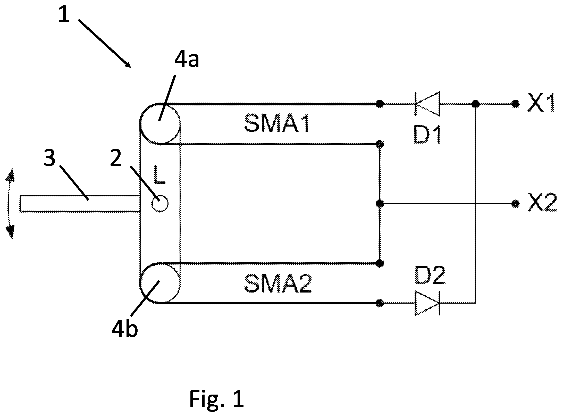 Patent US12359655 — Method for detecting the position of an actuator element — Figure 1