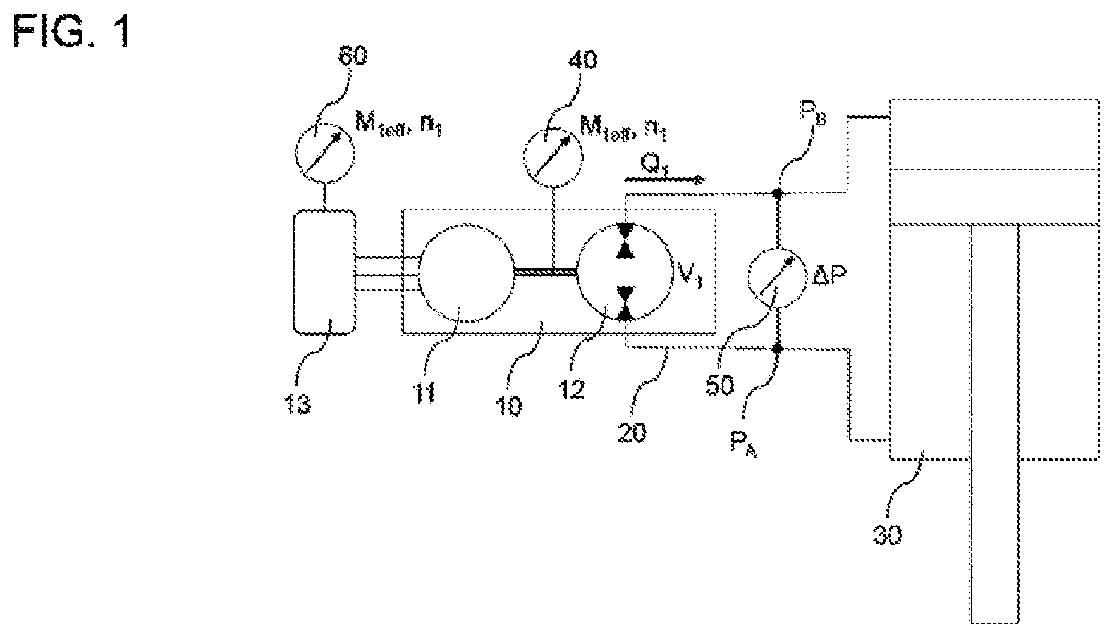 Patent US12359662 — Method for determining a present state of wear of a hydrostatic machine — Figure 1