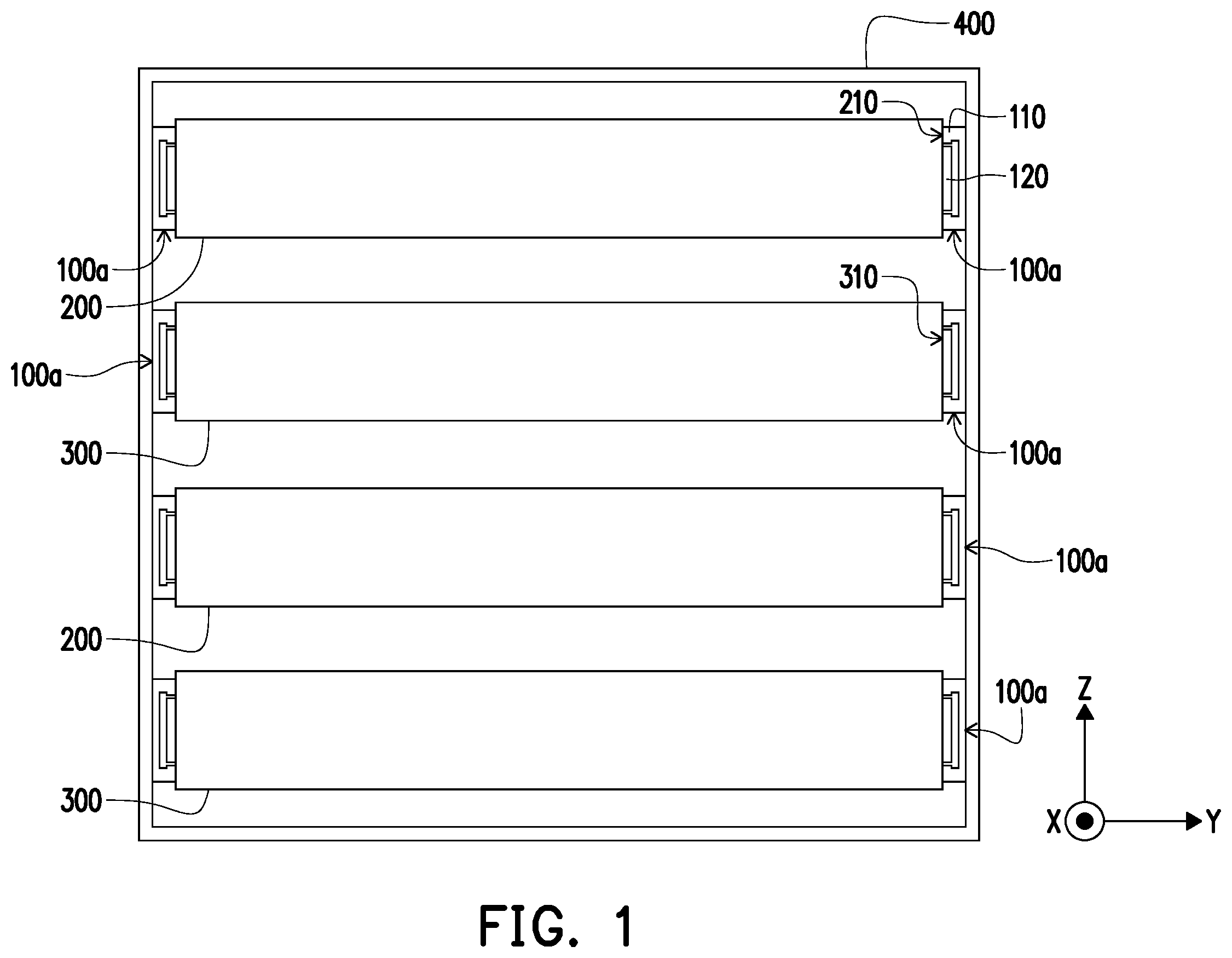 Patent US12359692 — Slide rail assembly — Figure 1