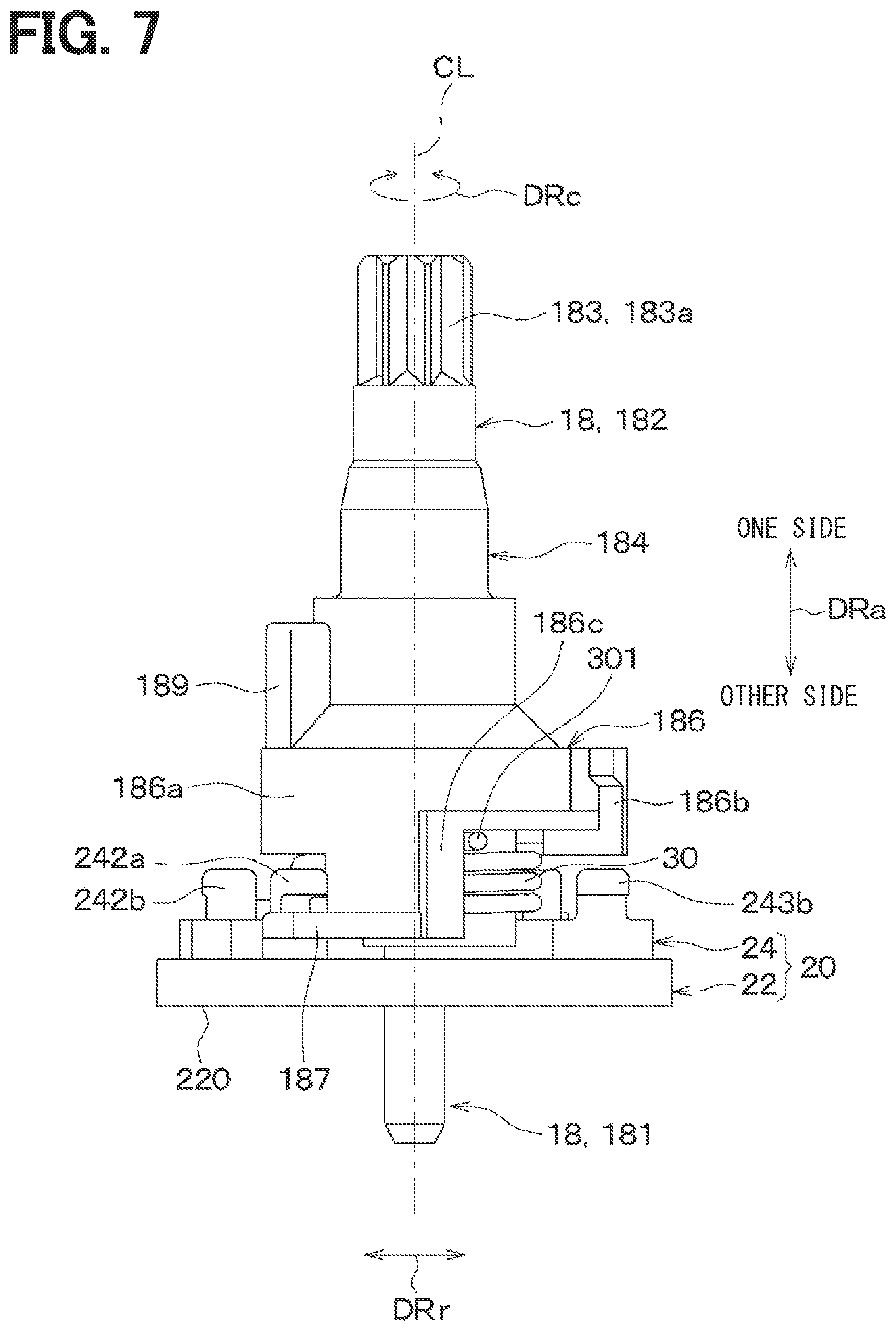 Patent US12359740 Figure 7 – Valve device