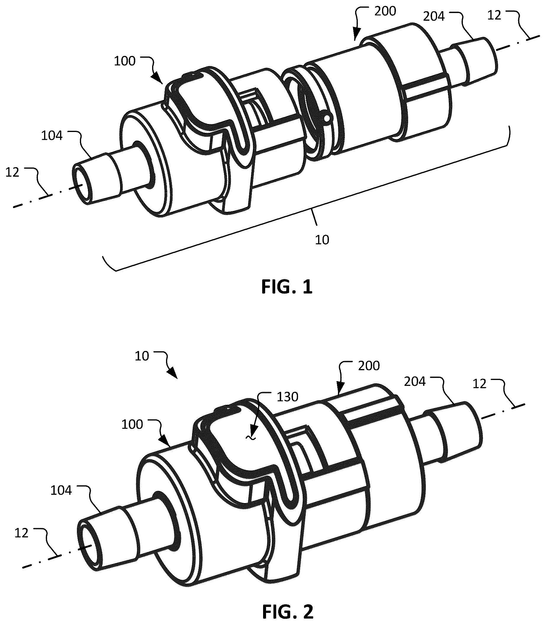 Patent US12359757 — Fluid handling couplings — Figure 1