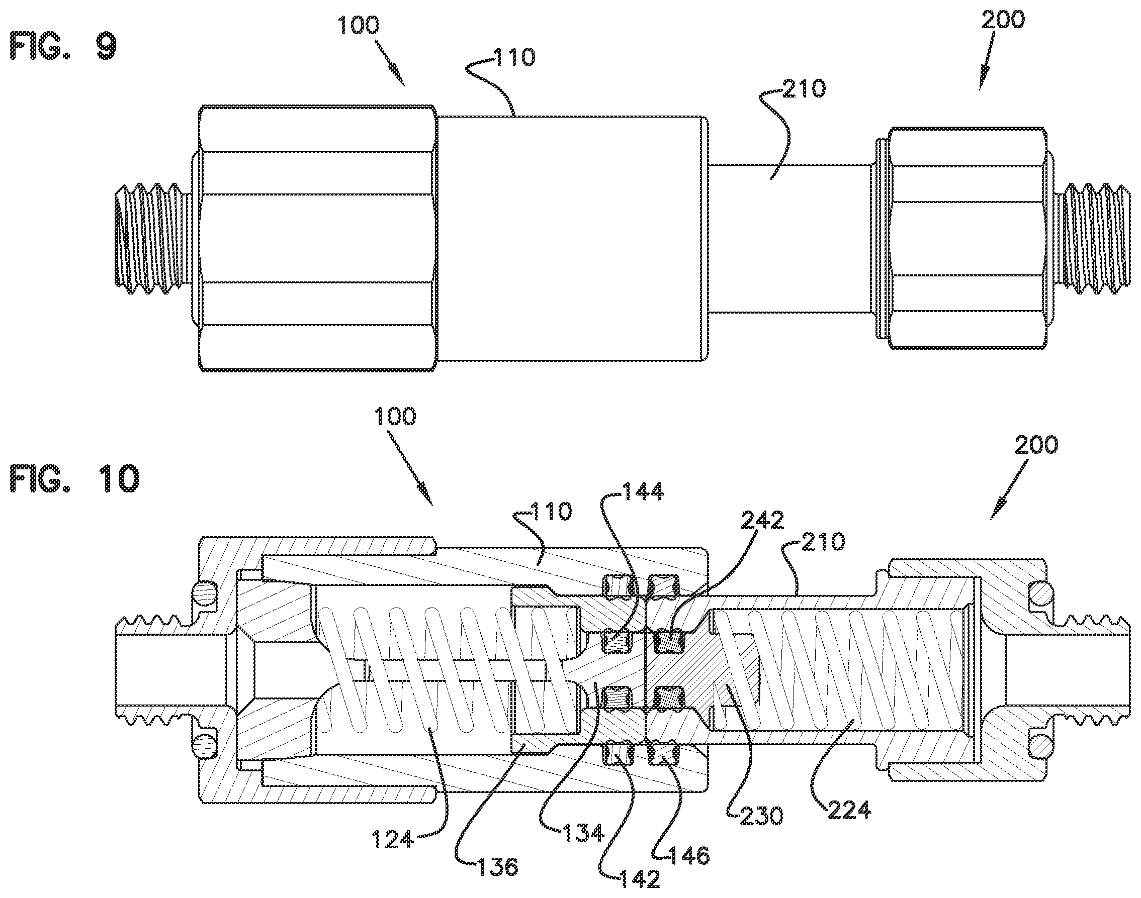 Patent US12359759 Figure 4 – Low-spill coupling assembly