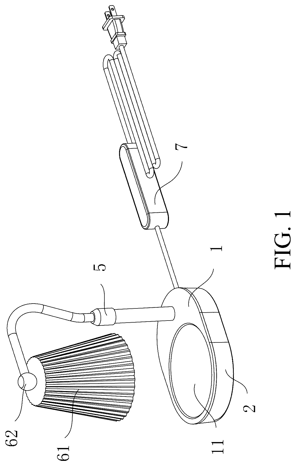 Patent US12359782 — LED candle warmer lamp — Figure 1