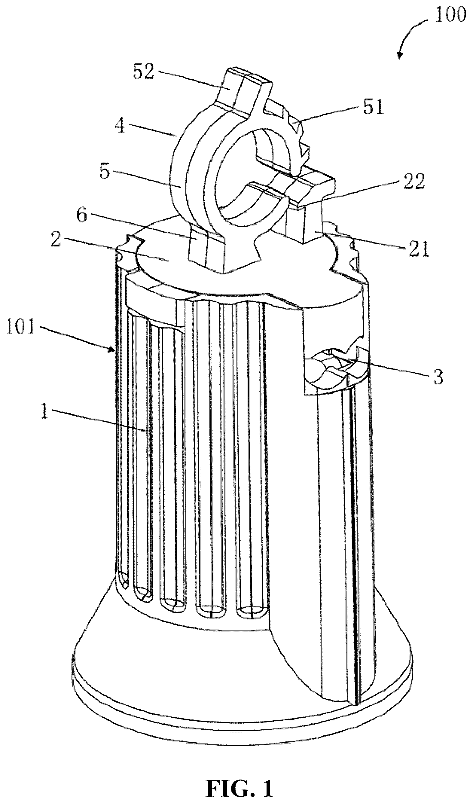 Patent US12359797 — String lamp structure — Figure 1