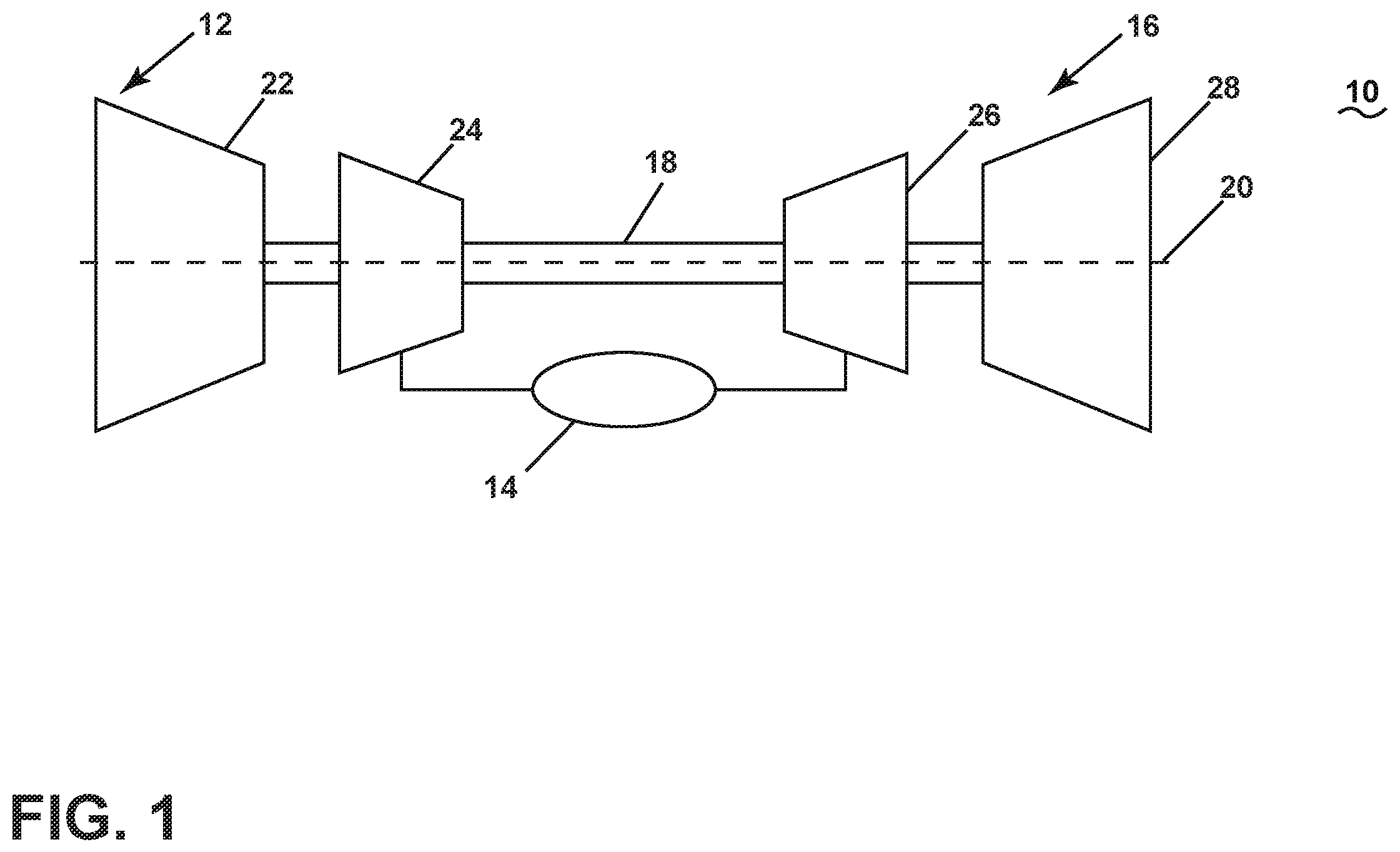 Patent US12359813 — Engine fuel nozzle and swirler — Figure 1