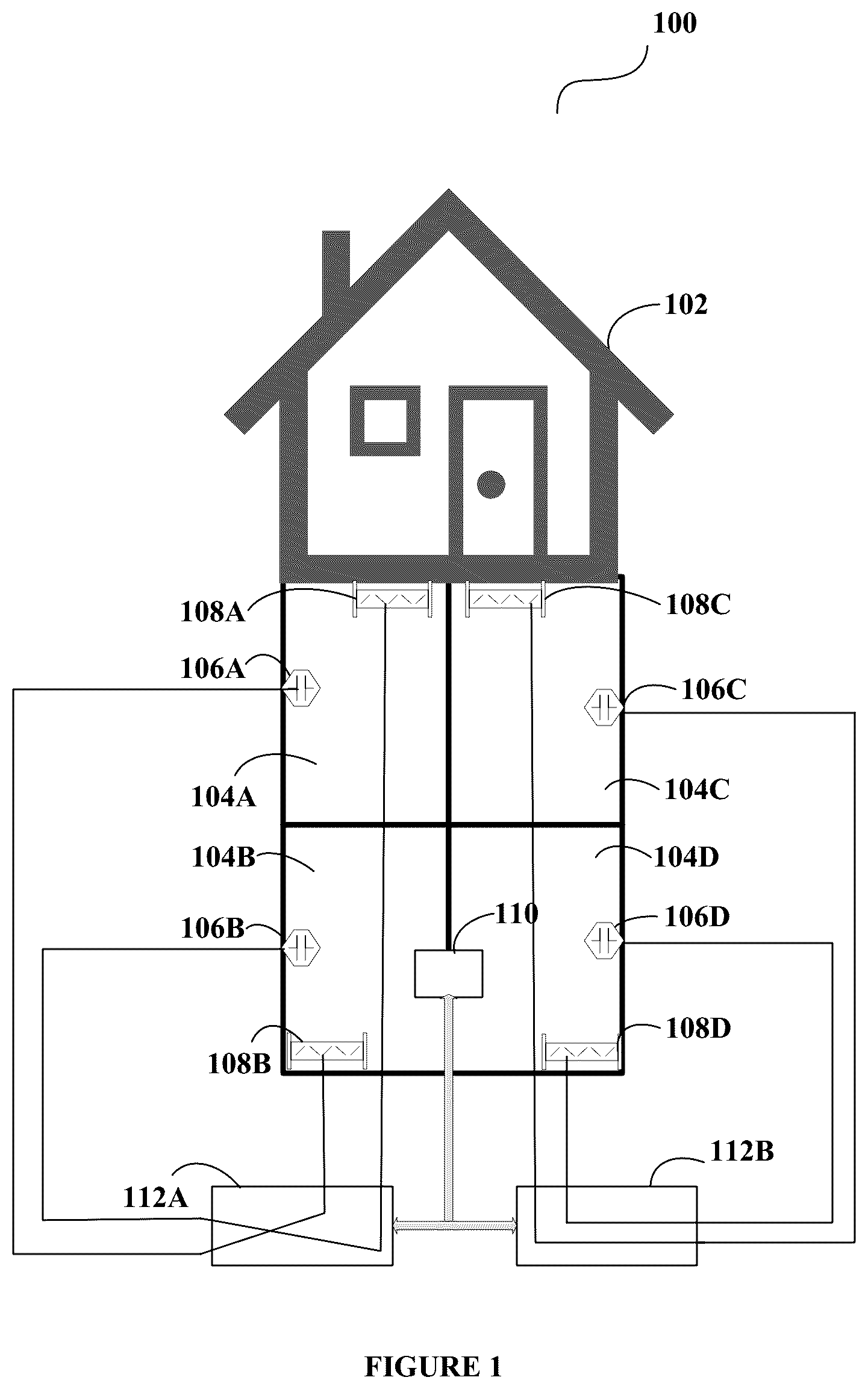 Patent US12359832 — Method and a system to map a correct damper and sensor association — Figure 1