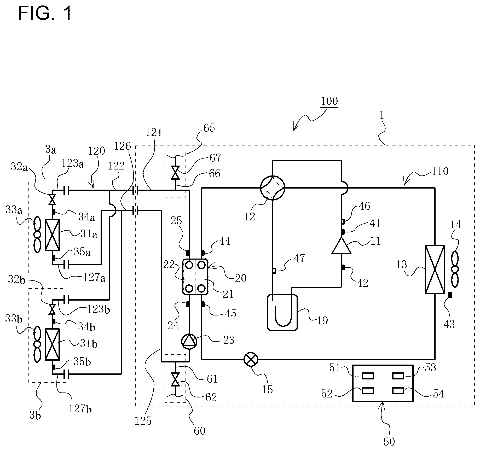Patent US12359836 — Air-conditioning apparatus, and air discharge method for air-conditioning apparatus — Figure 1