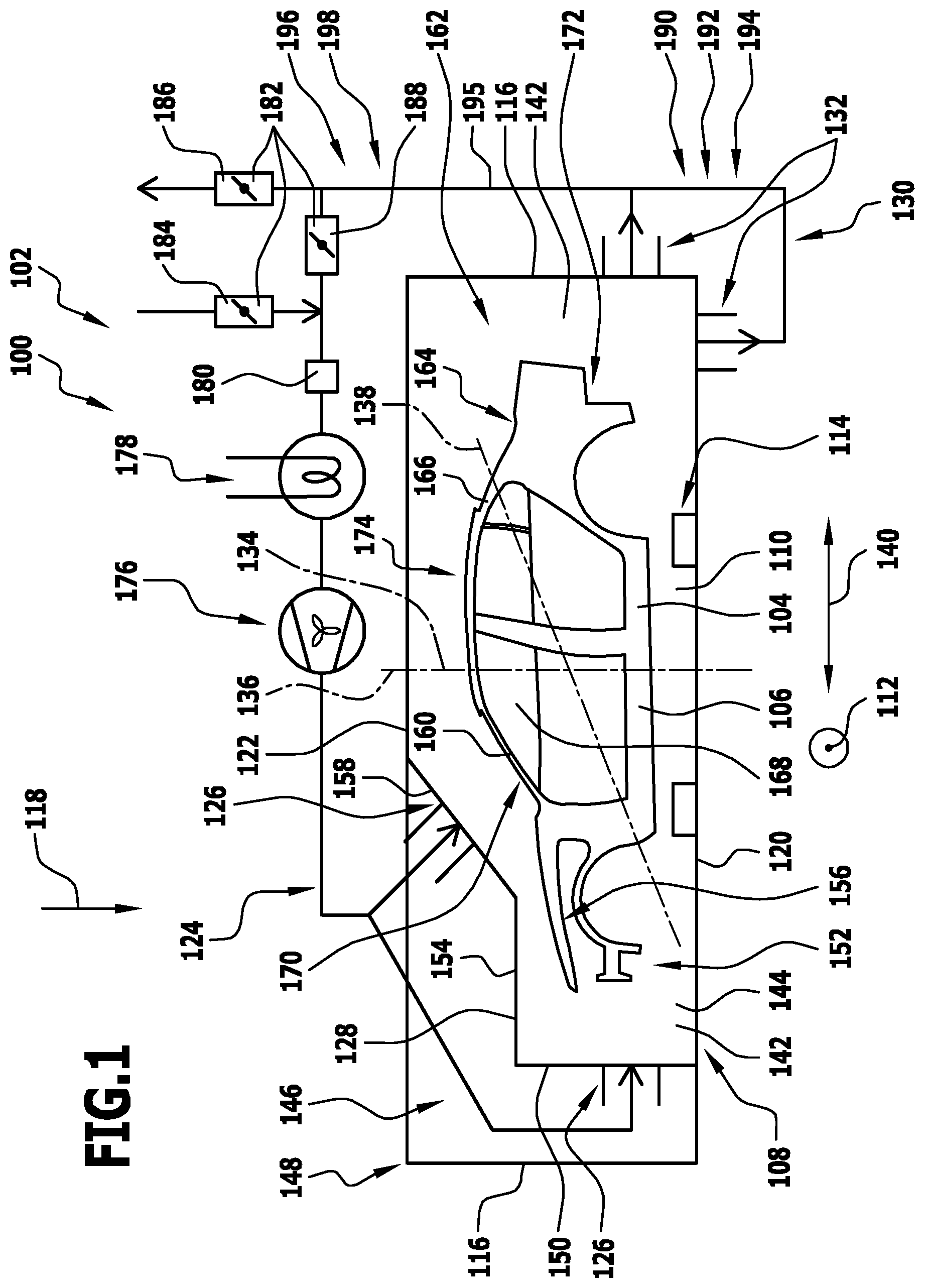 Patent US12359871 — Treatment installation and method for treating workpieces — Figure 1