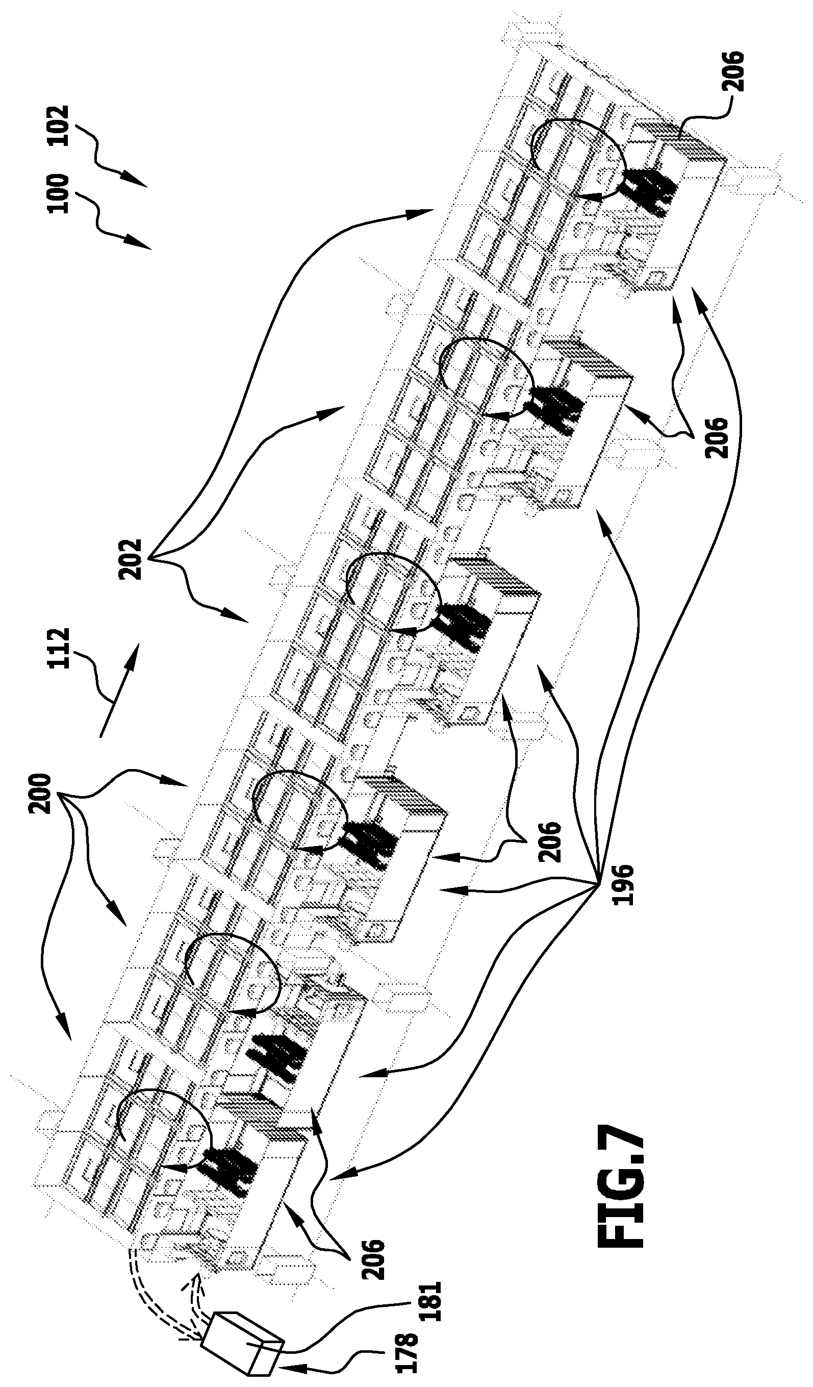 Patent US12359871 Figure 7 – Treatment installation and method for treating workpieces