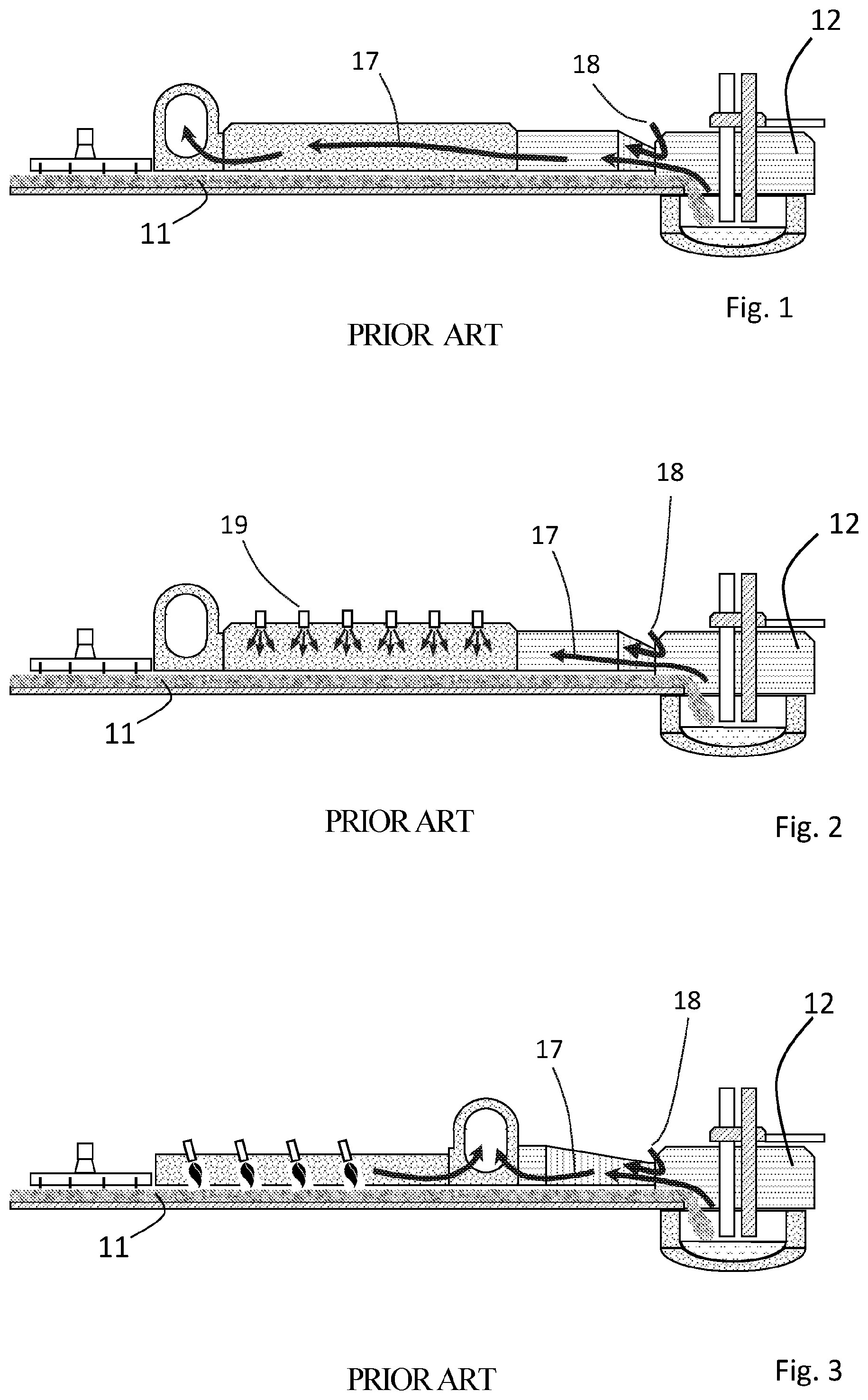 Patent US12359873 — Process and plant for preheating a metal charge fed in continuous to an electric melting furnace — Figure 1