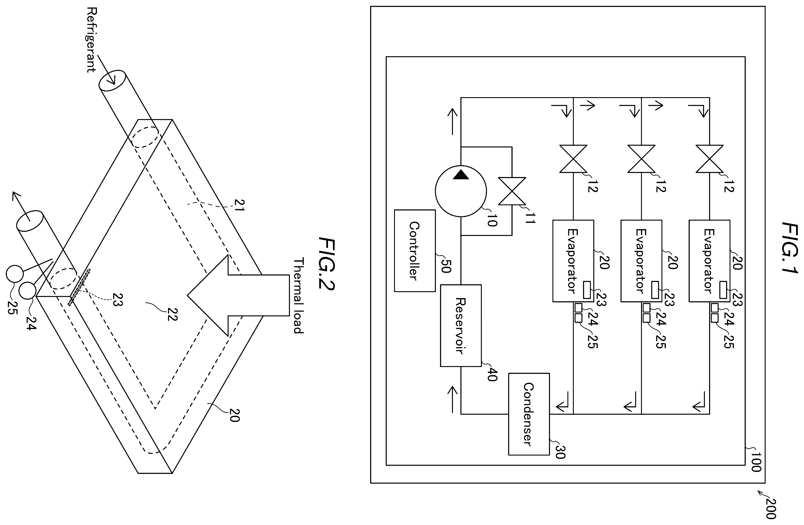 Patent US12359878 Figure 1 – Dryout detection for cooling device