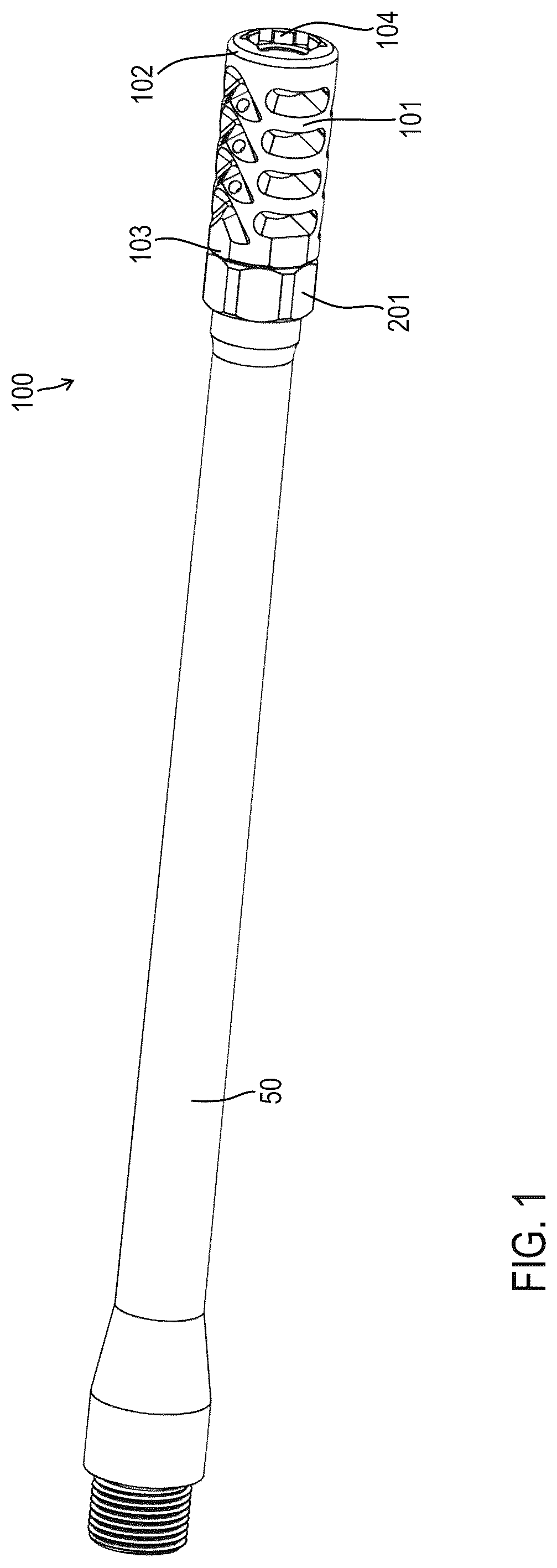 Patent US12359886 — Muzzle device assemblies — Figure 1
