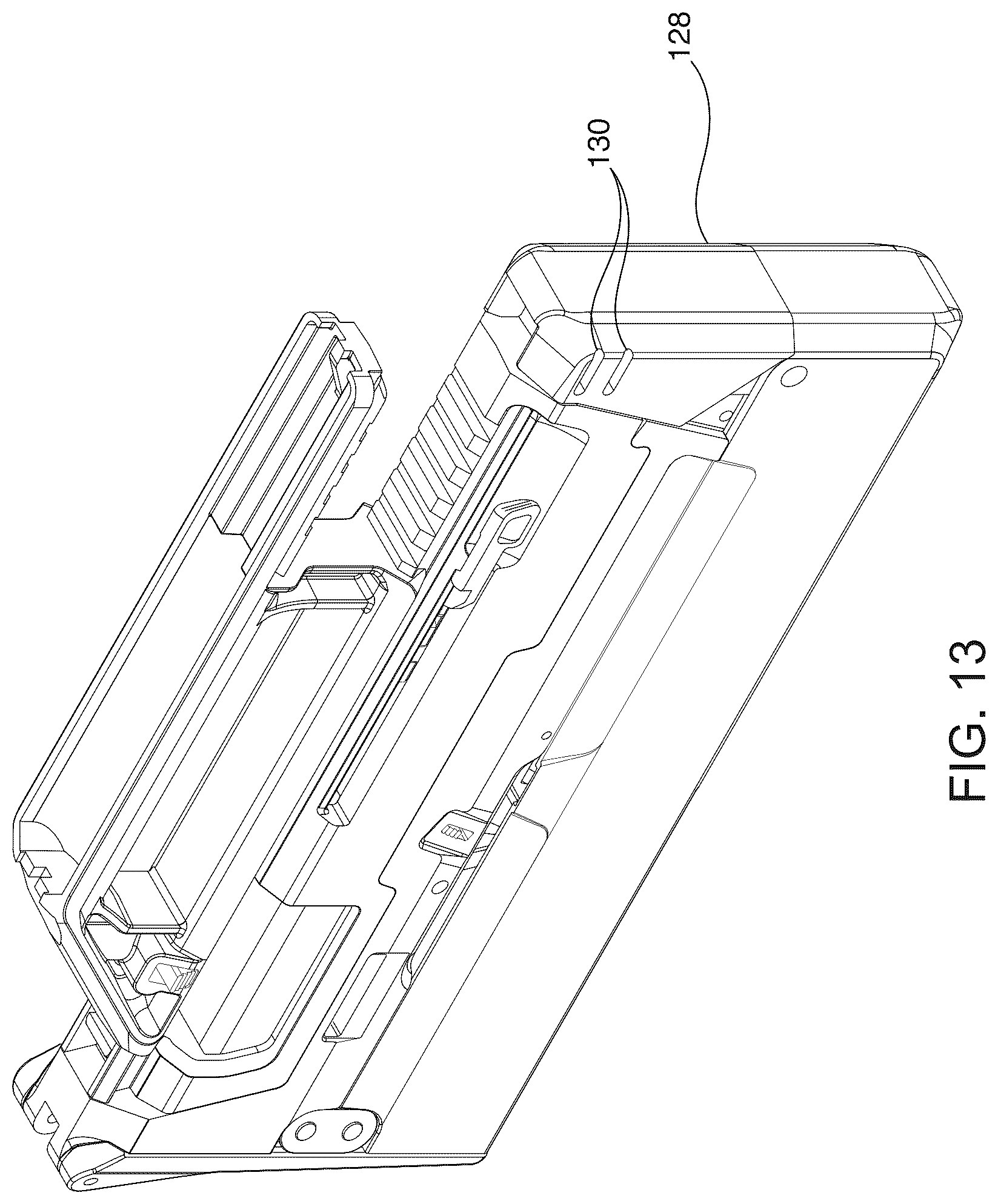 Patent US12359889 Figure 13 – Foldable firearm