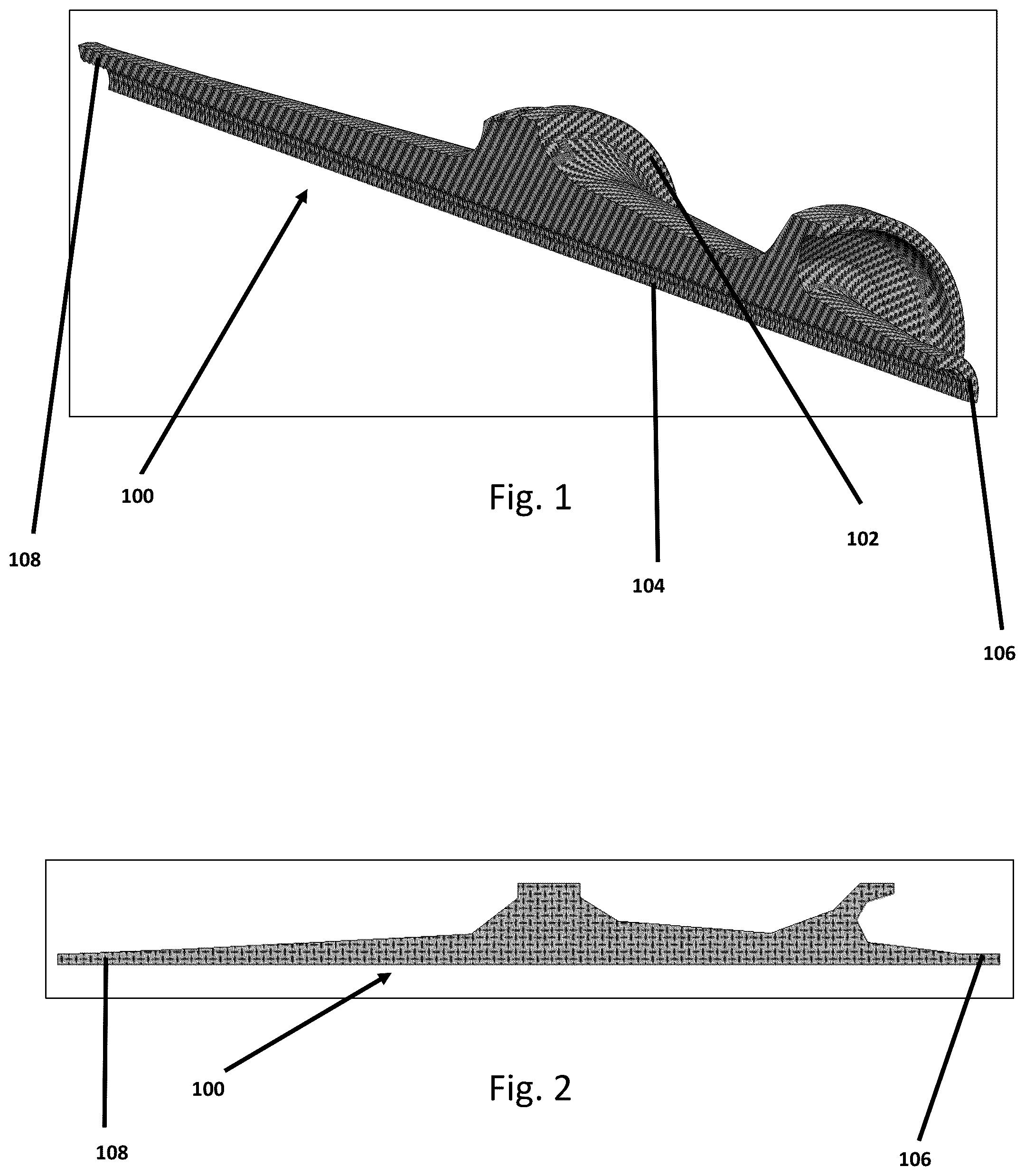 Patent US12359900 — Composite sabot comprising angled undulated fibers, system, and methods of making and using the same — Figure 1