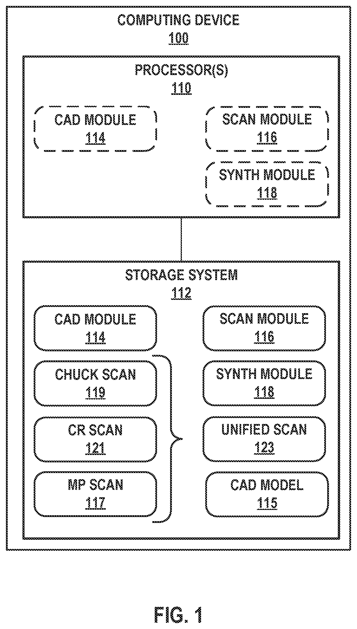Patent US12359909 — Uniform machined parts inspection process — Figure 1