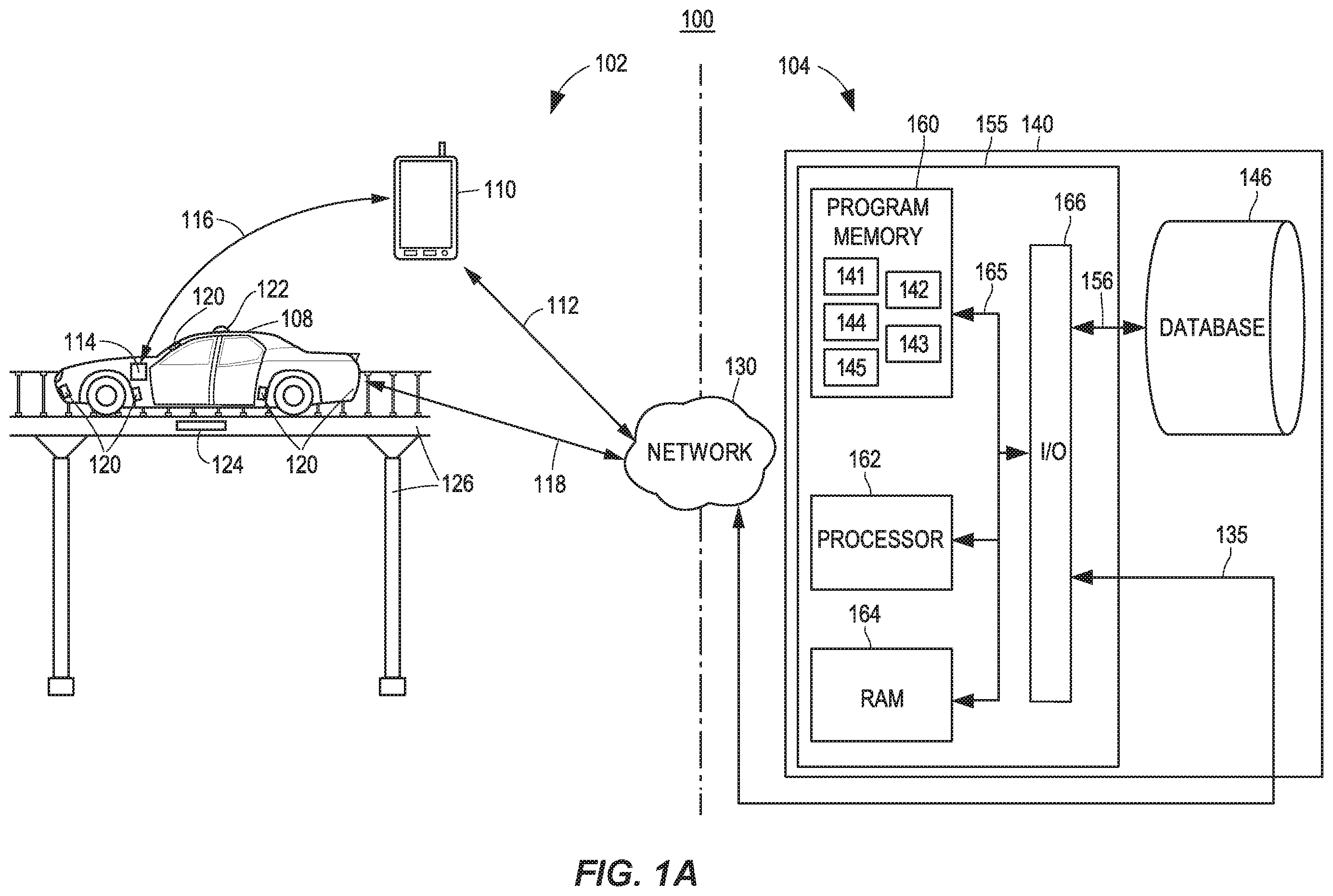 Patent US12359927 — Autonomous vehicle component maintenance and repair — Figure 1