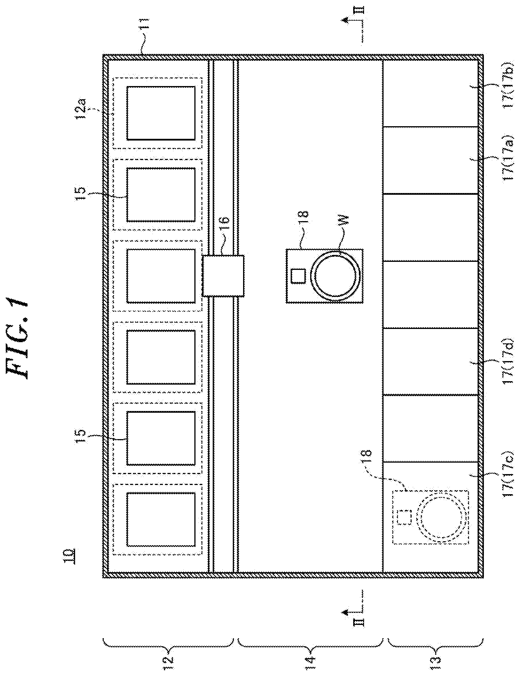 Patent US12359982 — Mounting table, inspection device, and temperature calibration method — Figure 1