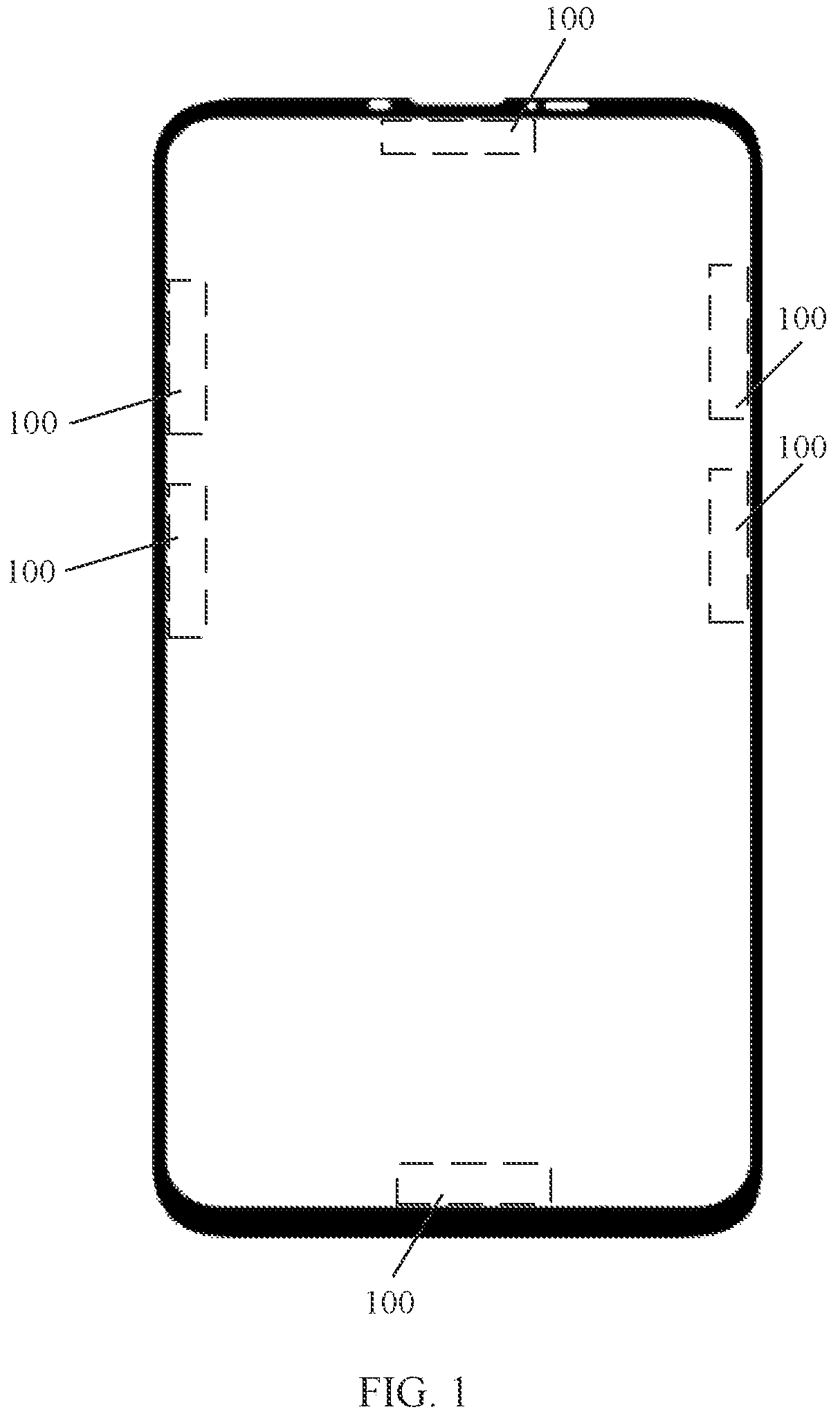 Patent US12359995 — Pressure sensor and electronic device having a second output terminal of a wheatstone bridge and a second terminal of a heat emitting diode being configured for outputting electrical signals — Figure 1