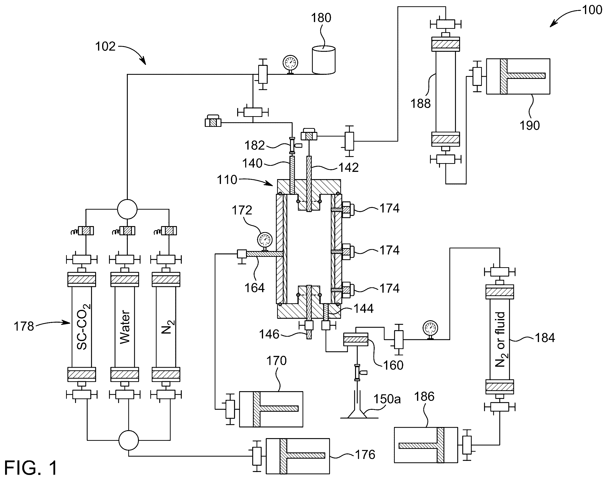 Patent US12360033 — Testing pressure vessel for cured concrete pipe sheath — Figure 1