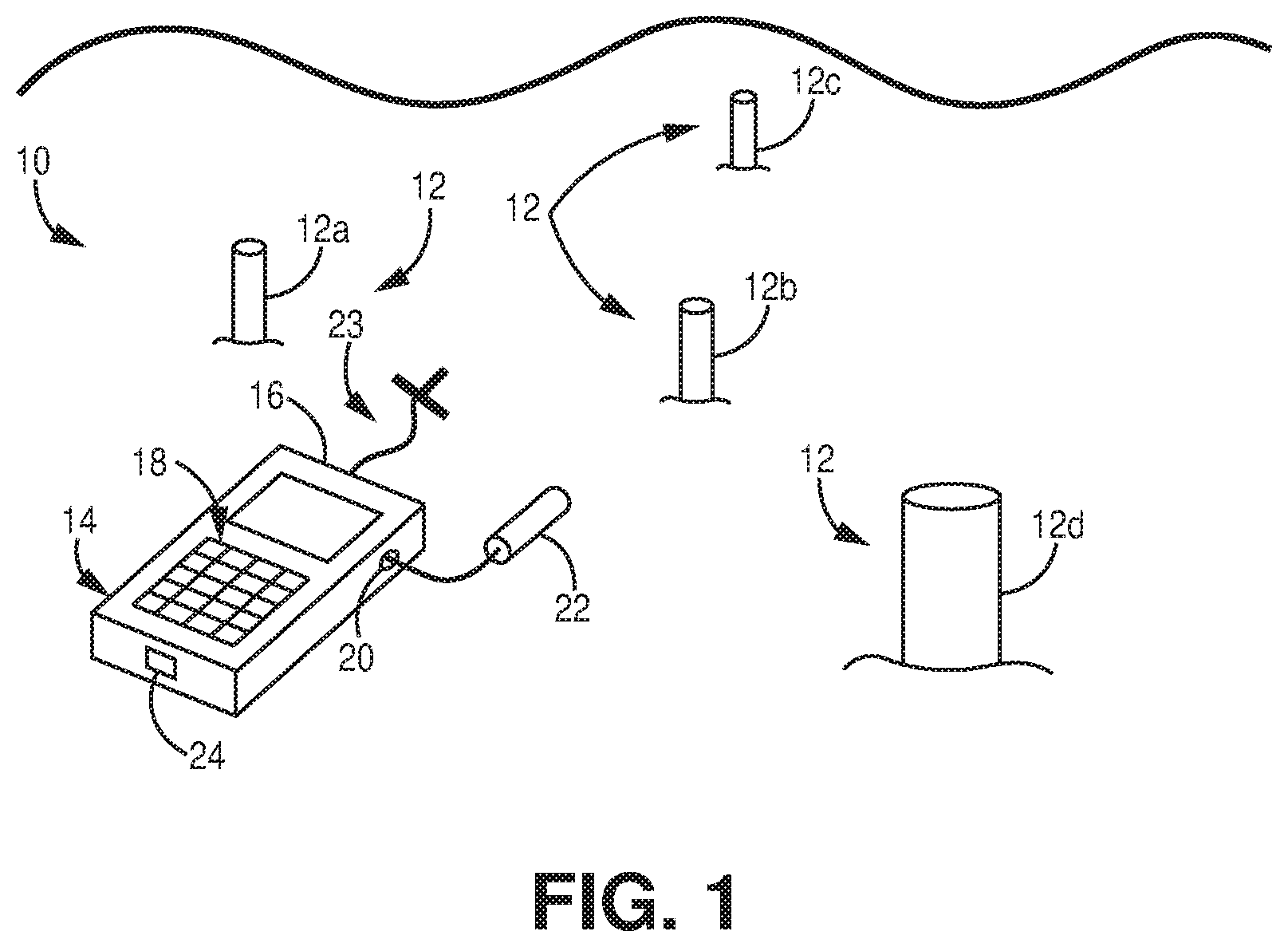 Patent US12360091 — Portable gas analyzer — Figure 1