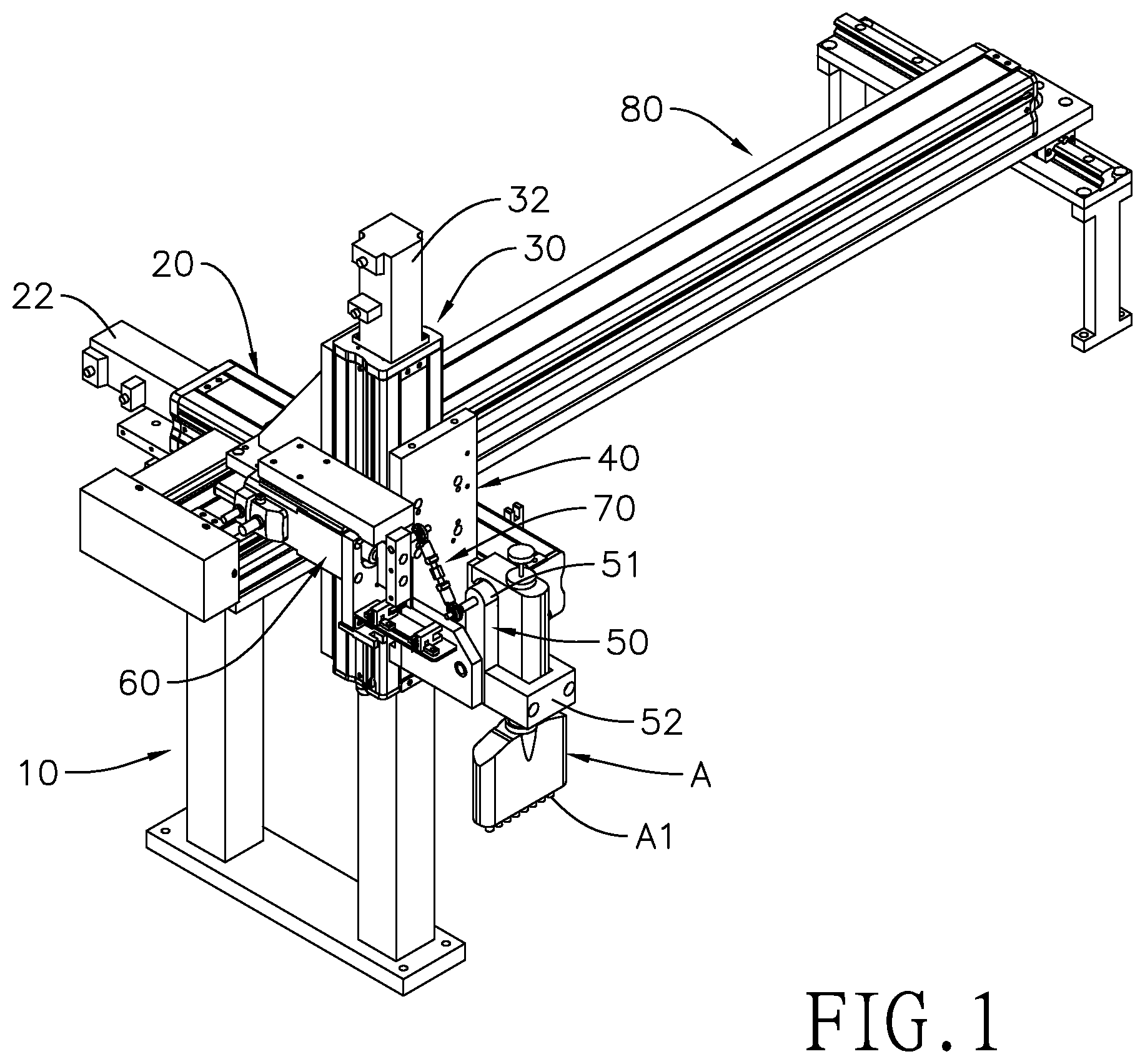 Patent US12360133 — Pipette-tip connecting device and method thereof — Figure 1