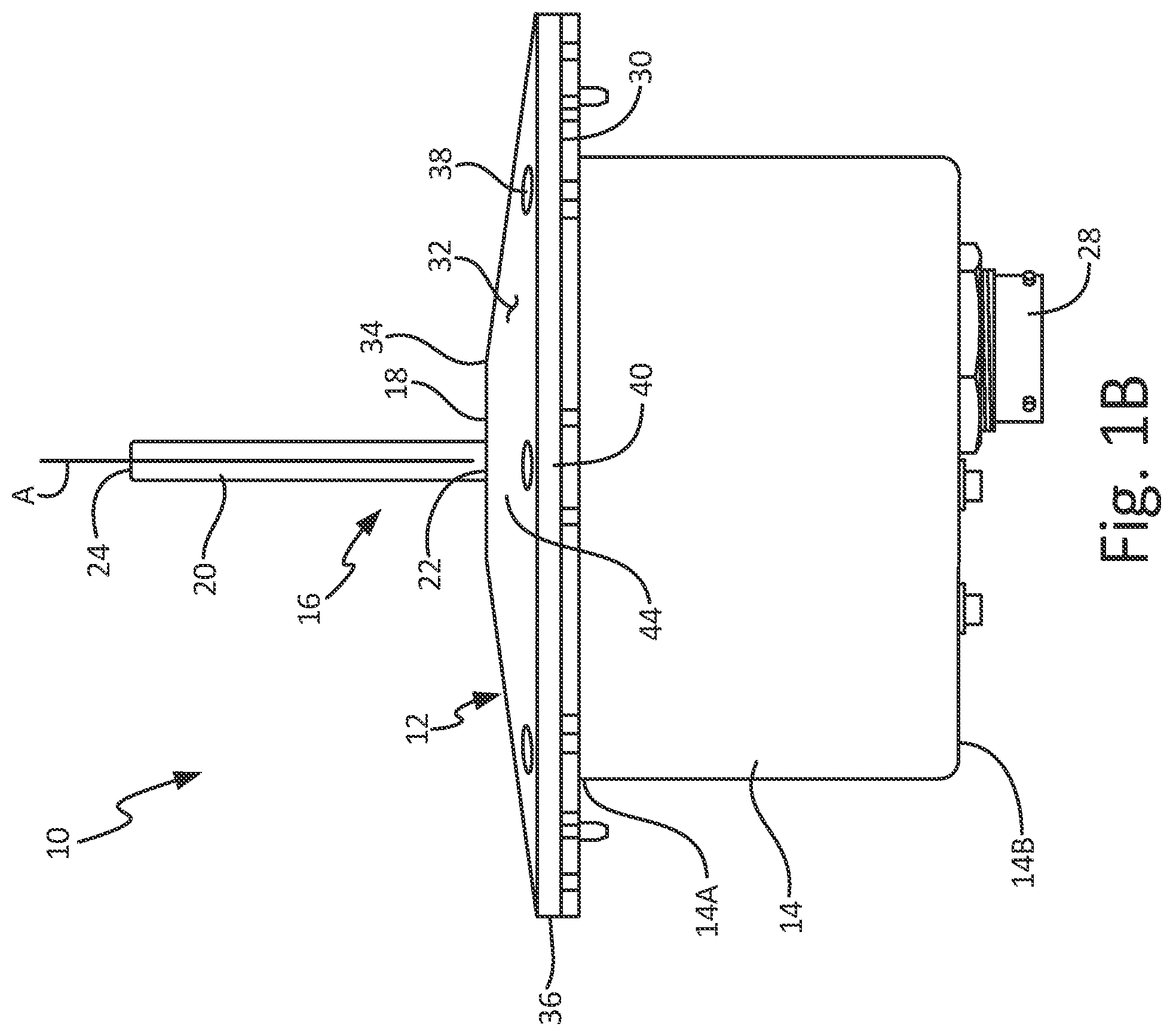 Patent US12360134 Figure 2 – Angle of attack sensor with sloped faceplate