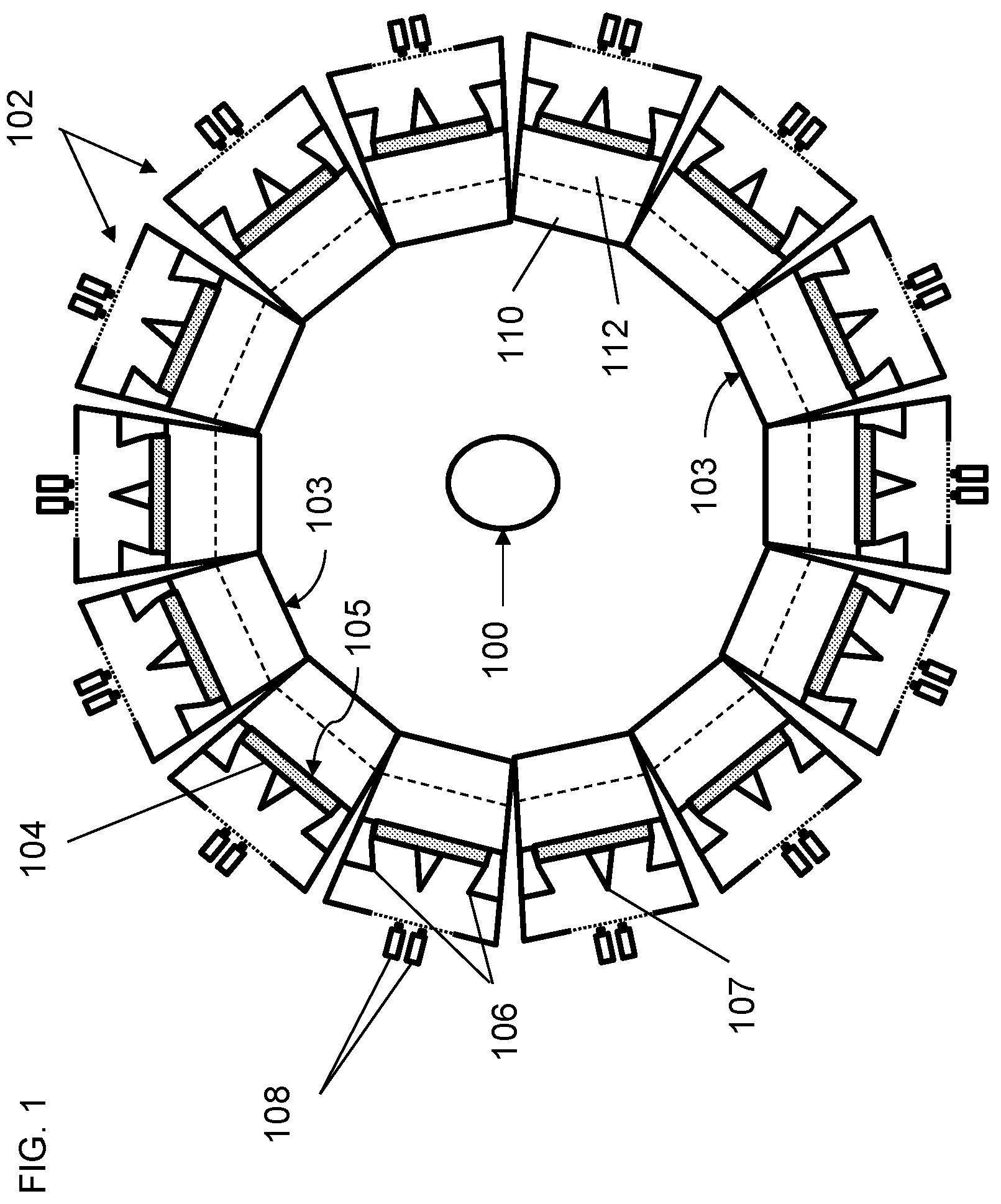 Patent US12360263 — Positron emission tomography systems based on ionization-activated organic fluor molecules, planar pixelated photodetectors, or both — Figure 1