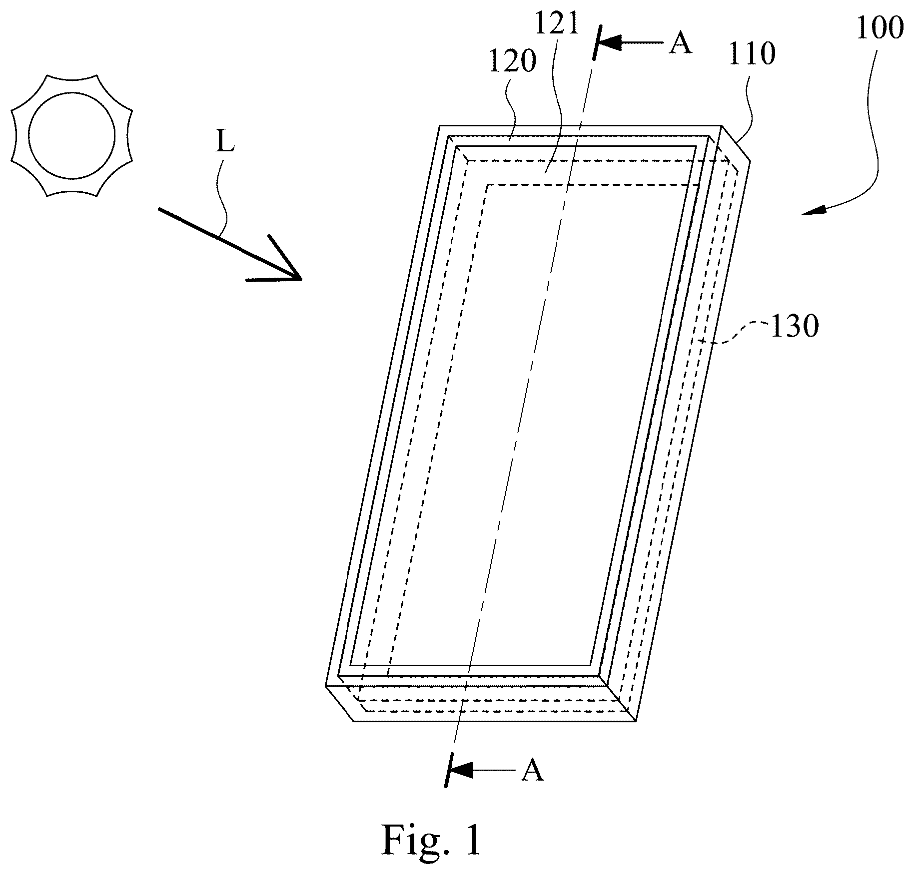 Patent US12360410 — Self-powered display device — Figure 1