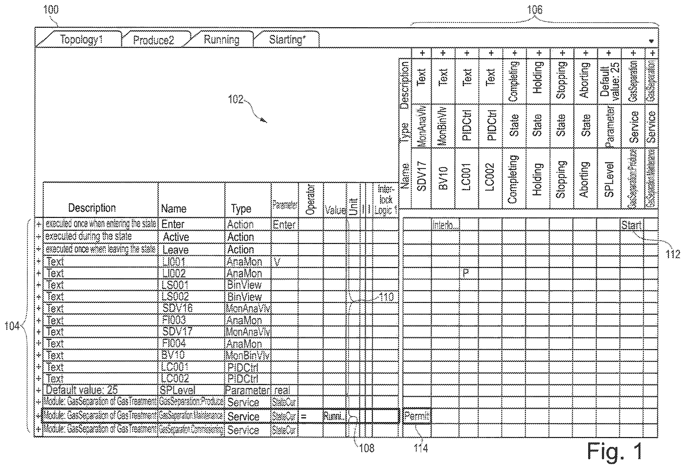 Patent US12360516 — Generating control code for an industrial plant — Figure 1