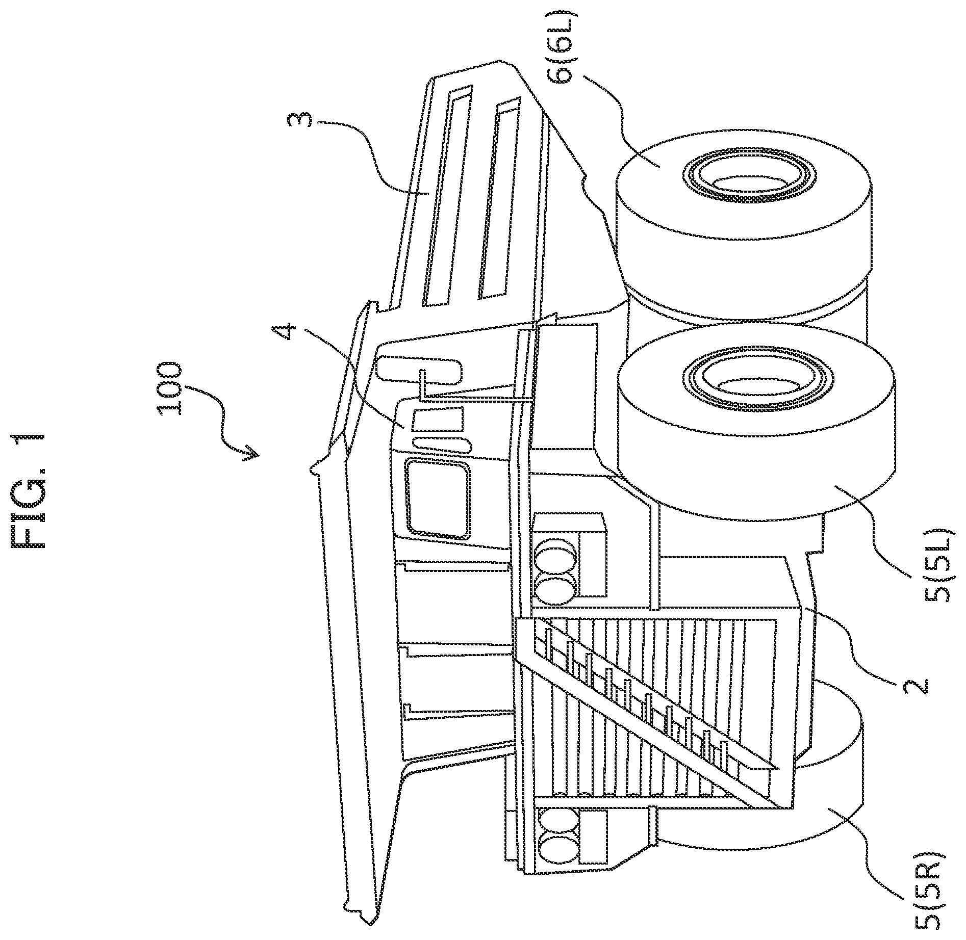 Patent US12360534 — Control system of dump truck — Figure 1