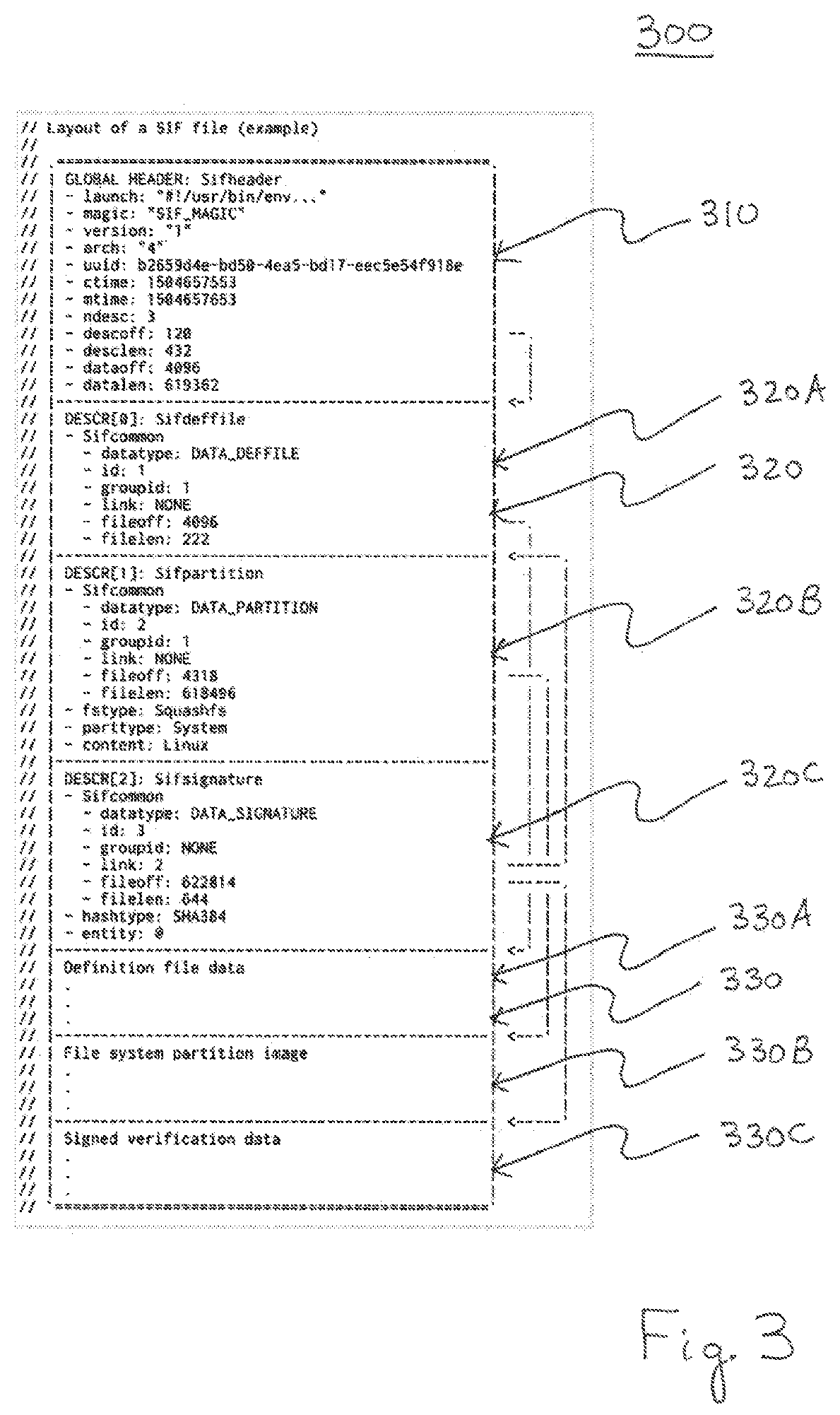 Patent US12360945 Figure 3 – System and method for providing a container environment in a single file