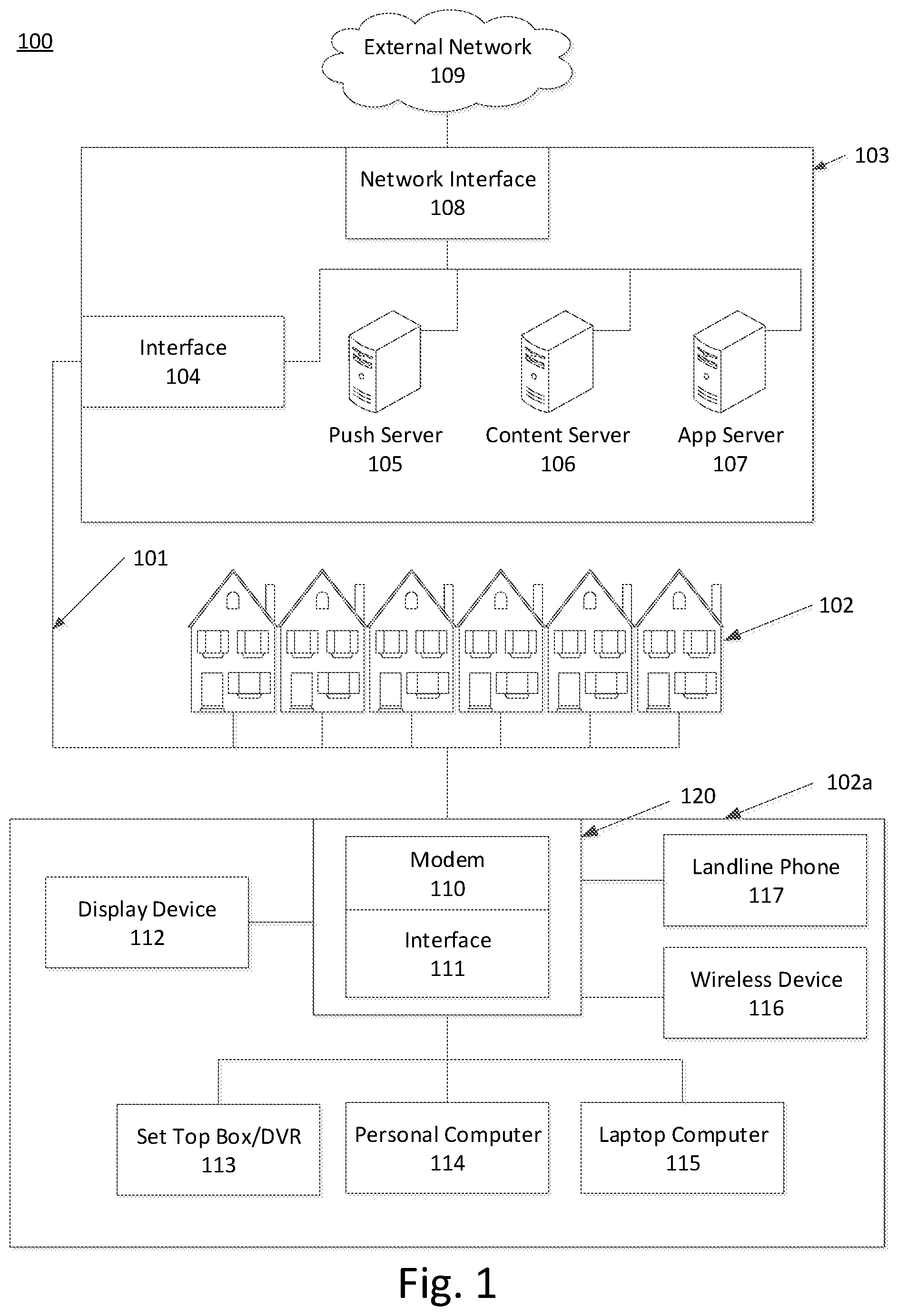 Patent US12361049 — Dynamic content recommendations — Figure 1