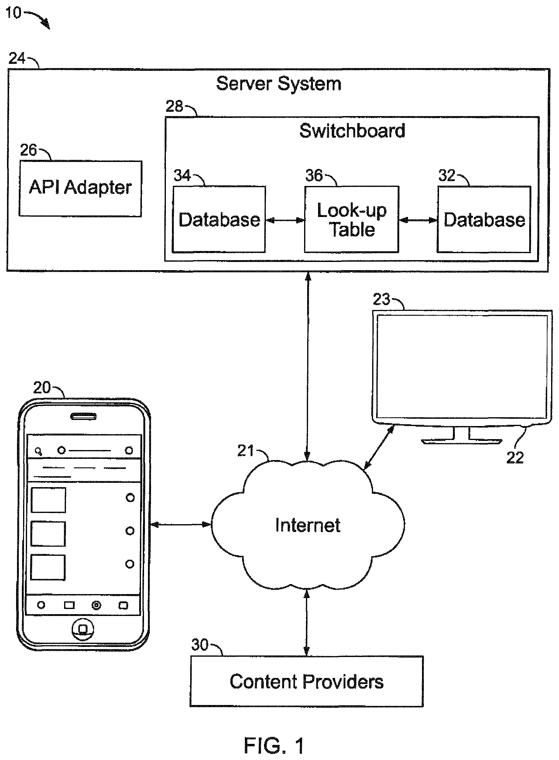 Patent US12361059 — Play control of content on a display device — Figure 1