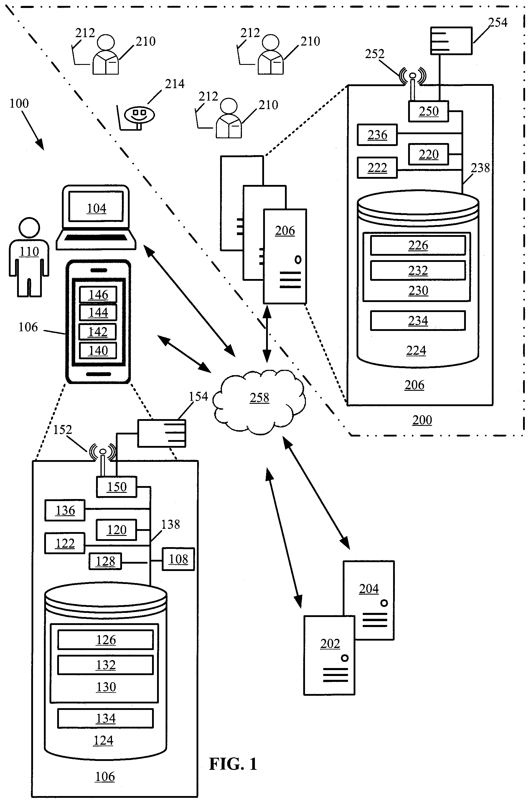 Patent US12361075 — Image display systems and methods — Figure 1