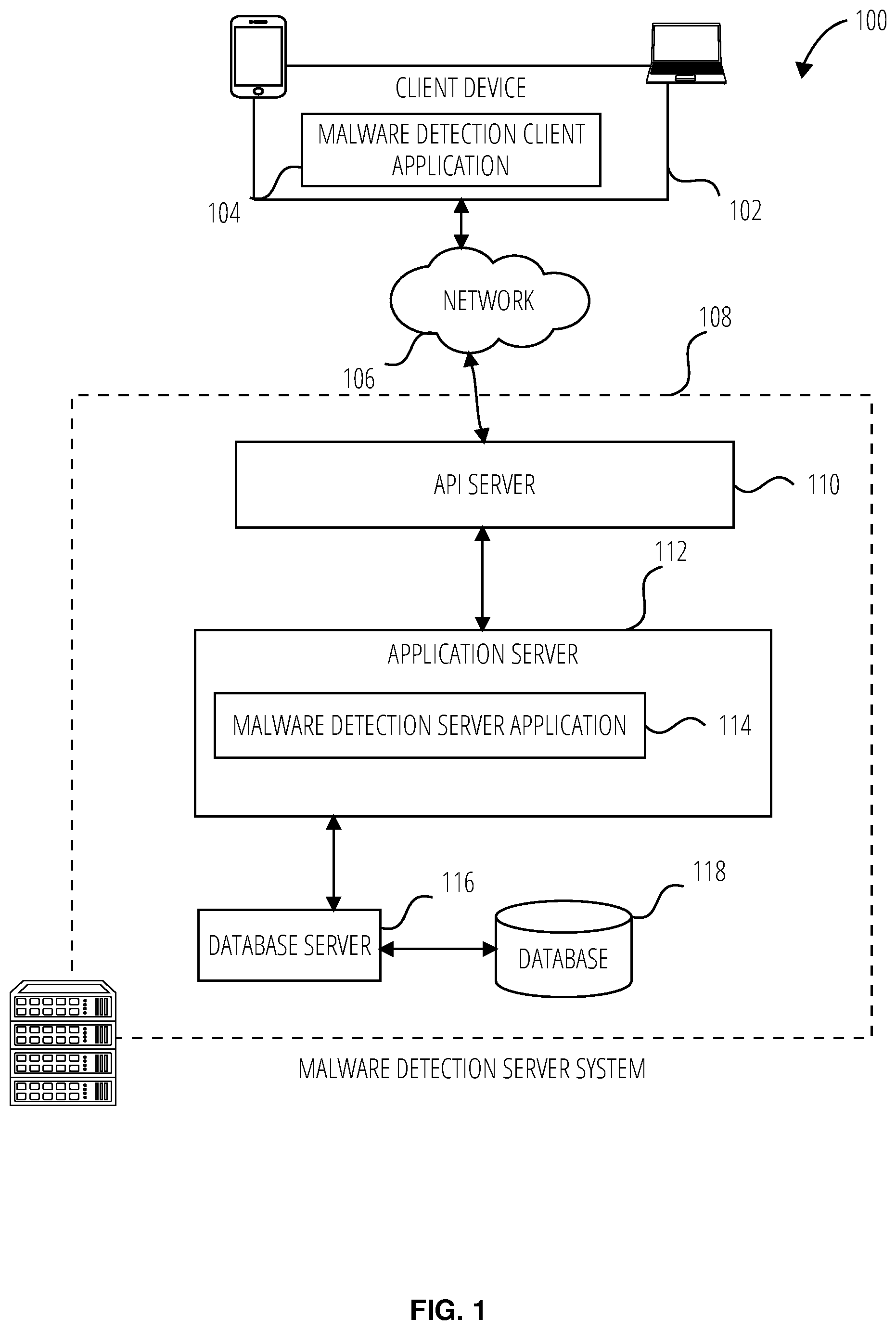 Patent US12361129 — Malware classification and detection using audio and image descriptors — Figure 1