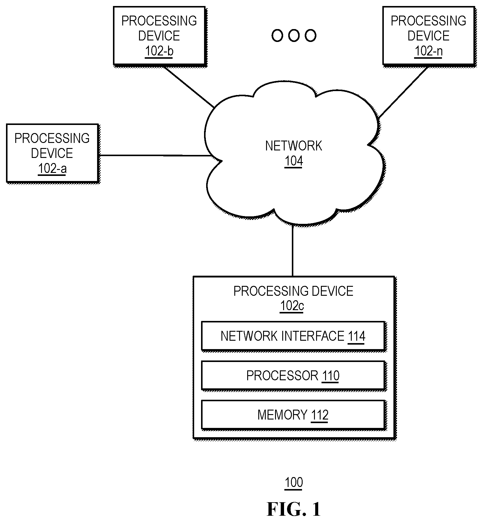 Patent US12361139 — System-metrics based trust scoring in a zero-trust computing environment — Figure 1