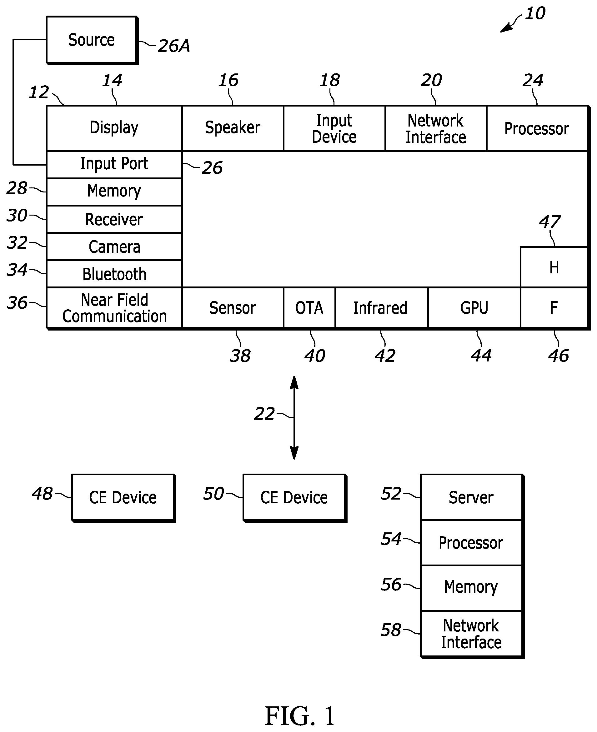 Patent US12361160 — Tunable filtering of voice-related components from motion sensor — Figure 1