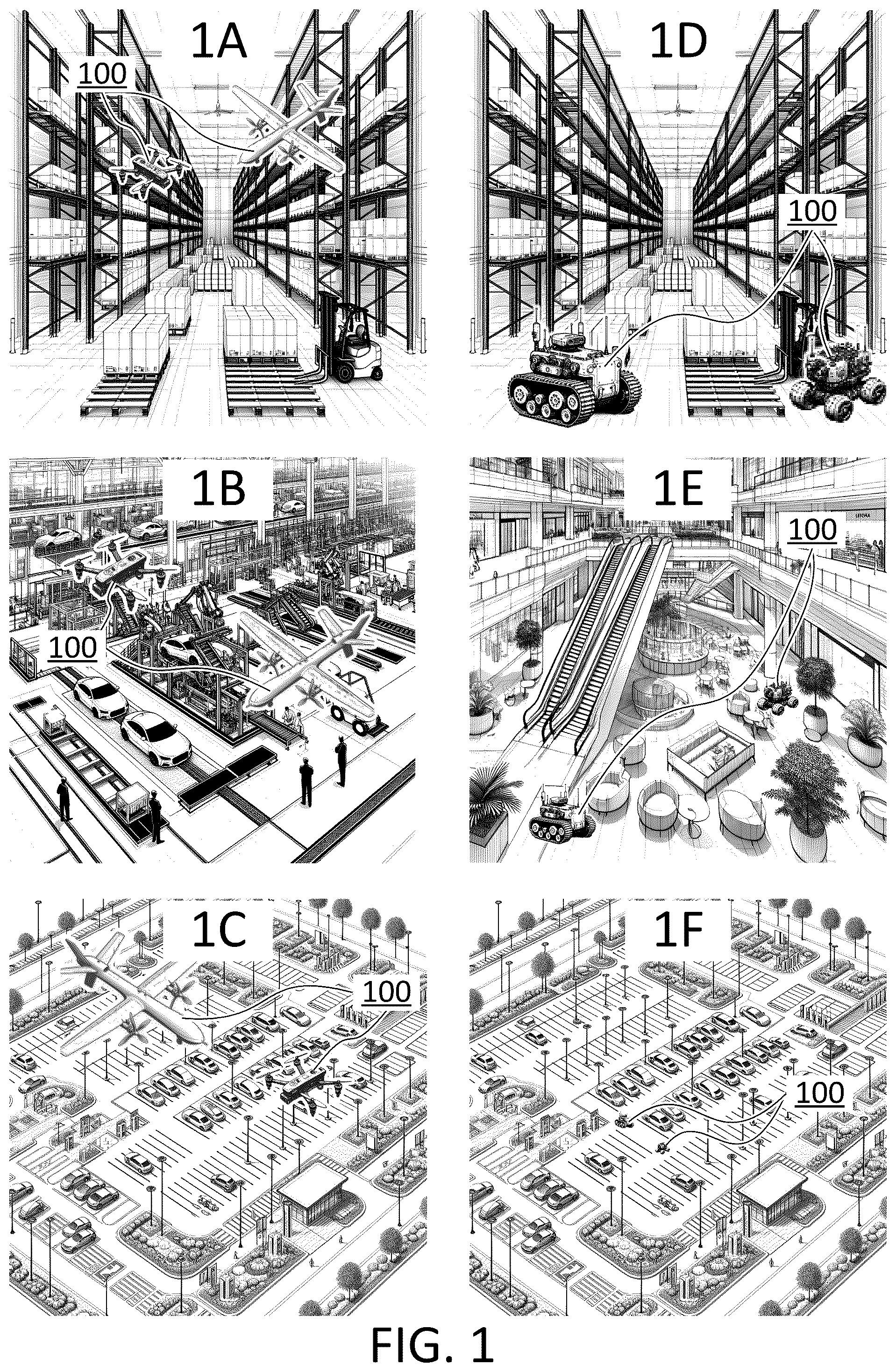 Patent US12361187 — System, method and computer program product for region specific simultaneous localization and mapping — Figure 1