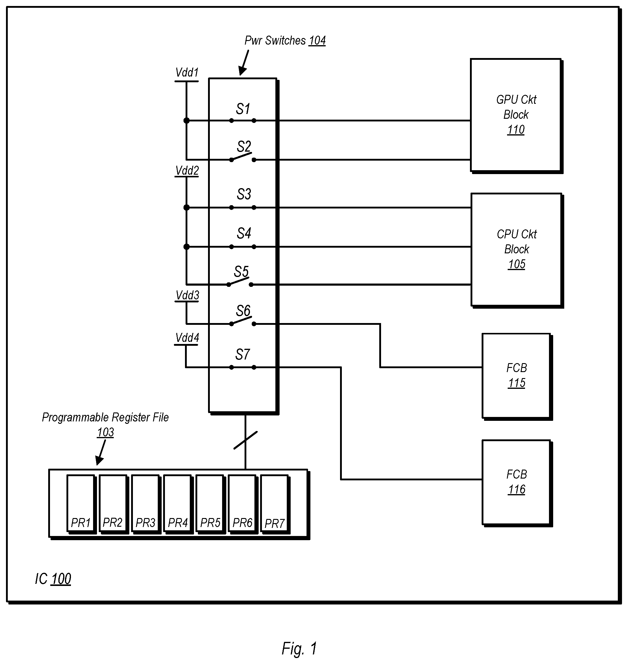 Patent US12361191 Figure 1 – Functional circuit block harvesting in computer systems