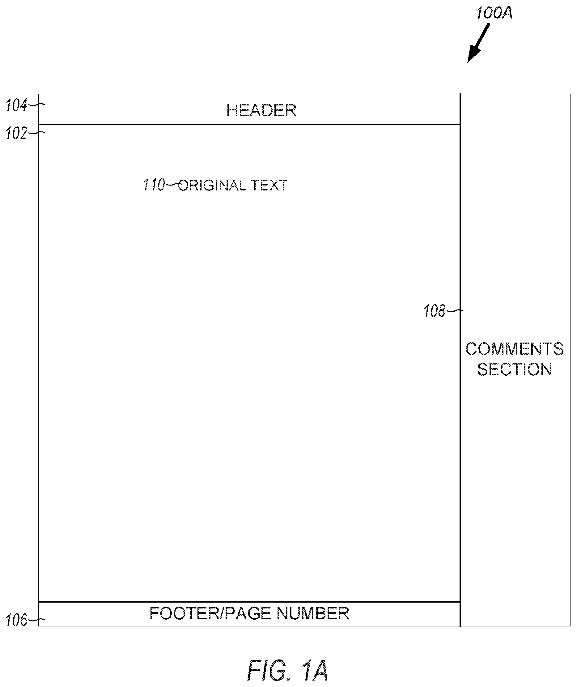Patent US12361203 — Architectures for modeling comment and edit relations — Figure 1
