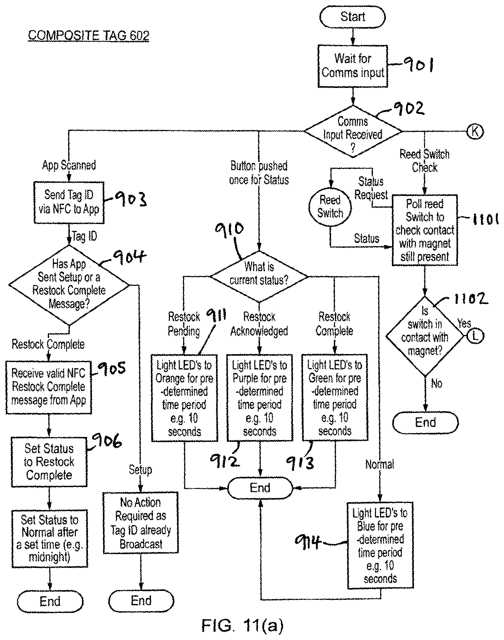 Patent US12361249 Figure 16 – Asset tag and methods and devices for restocking and asset tracking