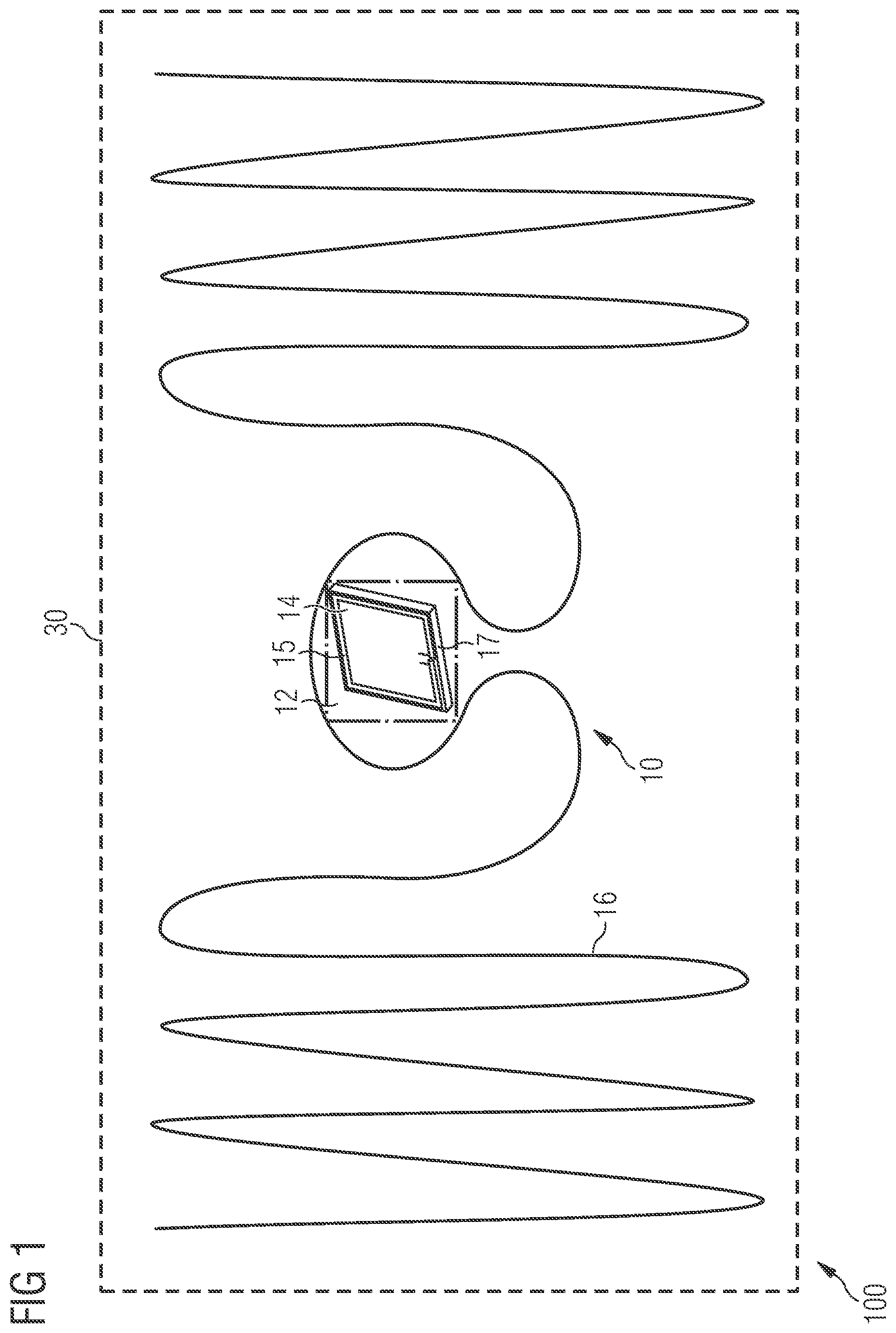 Patent US12361256 — RFID assembly and tag and method of manufacturing a product using the same — Figure 1