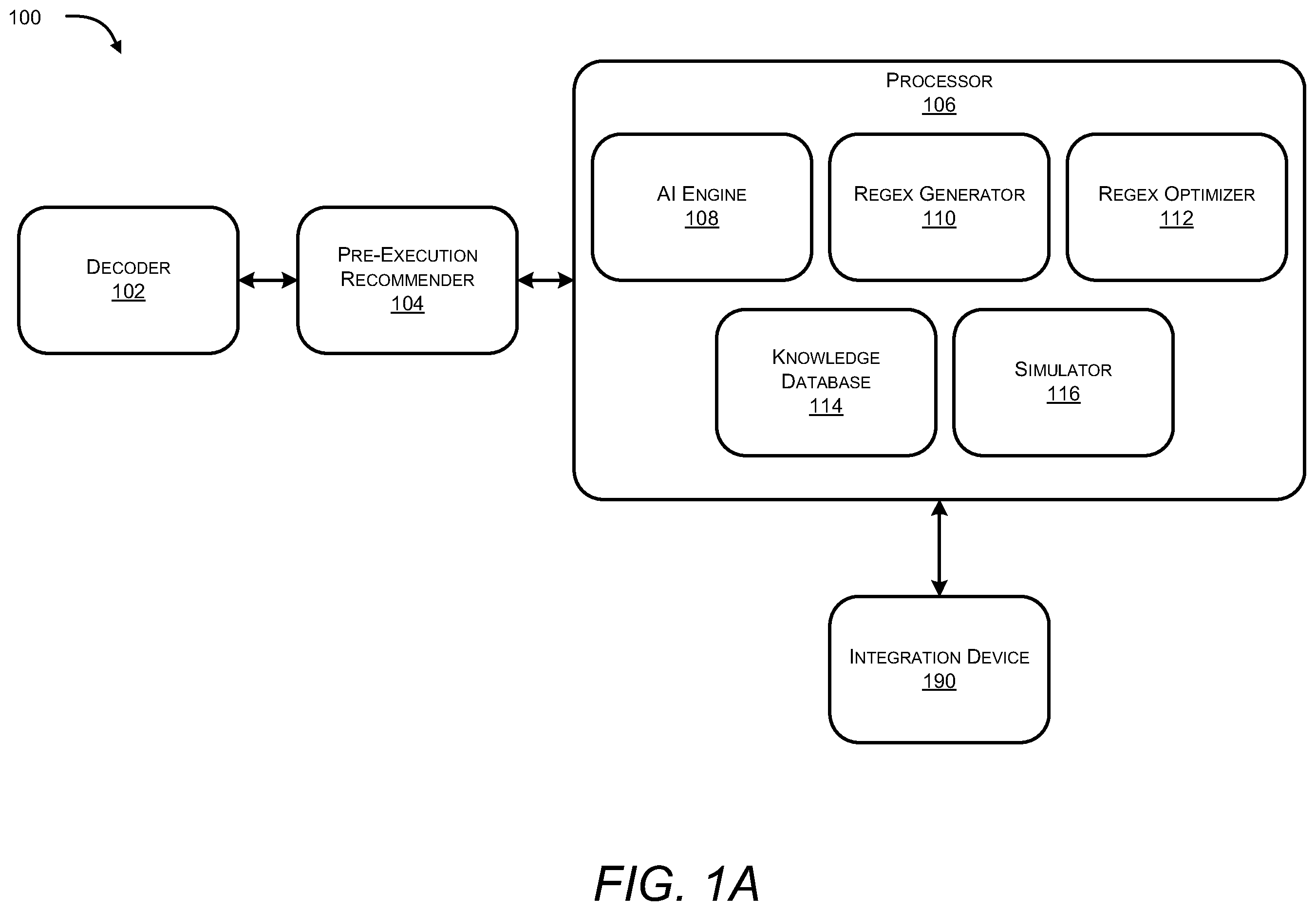 Patent US12361278 — Automated generation and integration of an optimized regular expression — Figure 1