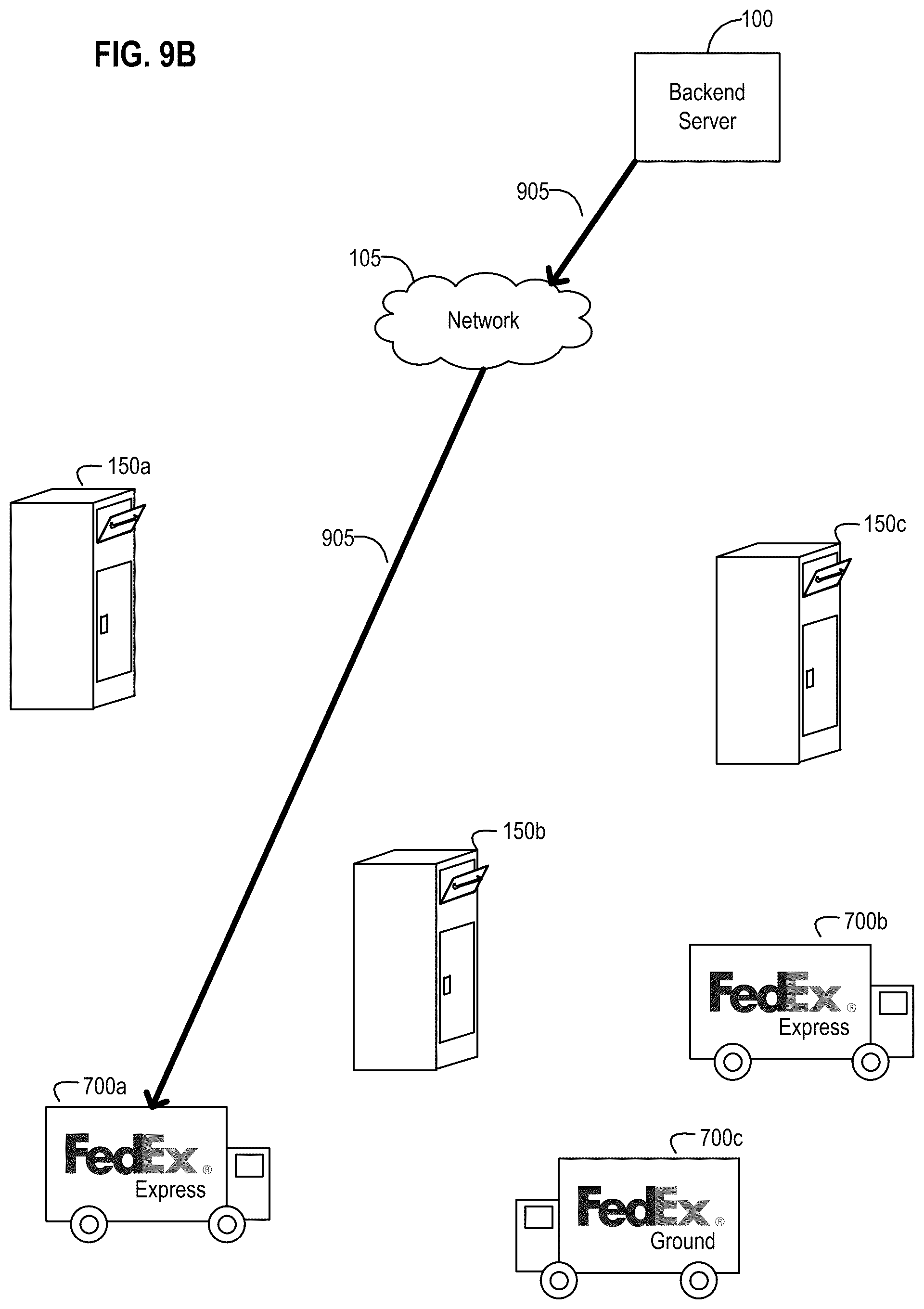 Patent US12361370 Figure 10 – Systems, apparatus and methods involving an enhanced connected node-based logistics receptacle and methods of operating the same