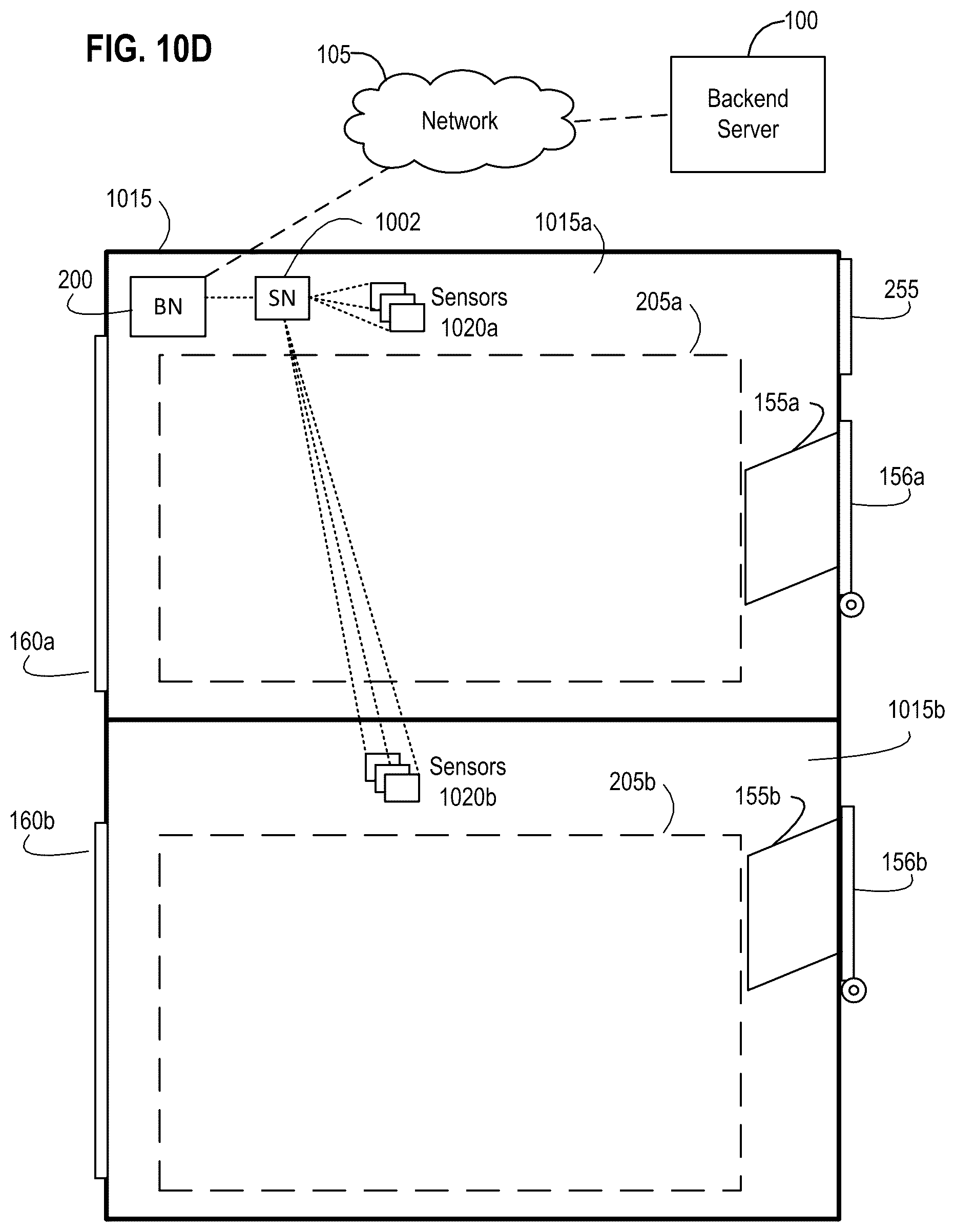 Patent US12361370 Figure 17 – Systems, apparatus and methods involving an enhanced connected node-based logistics receptacle and methods of operating the same