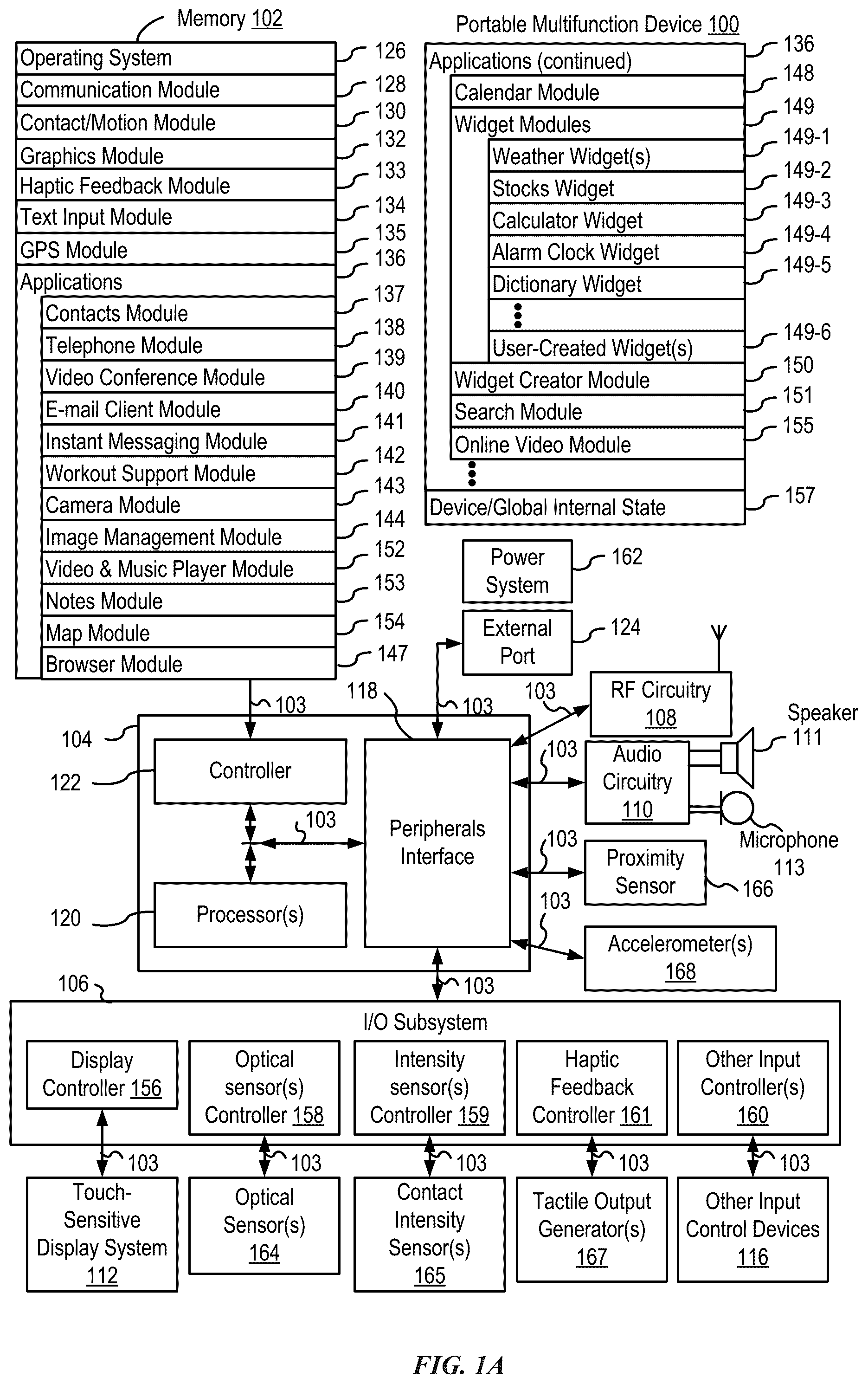 Patent US12361388 Figure 1 – Reduced size user interface