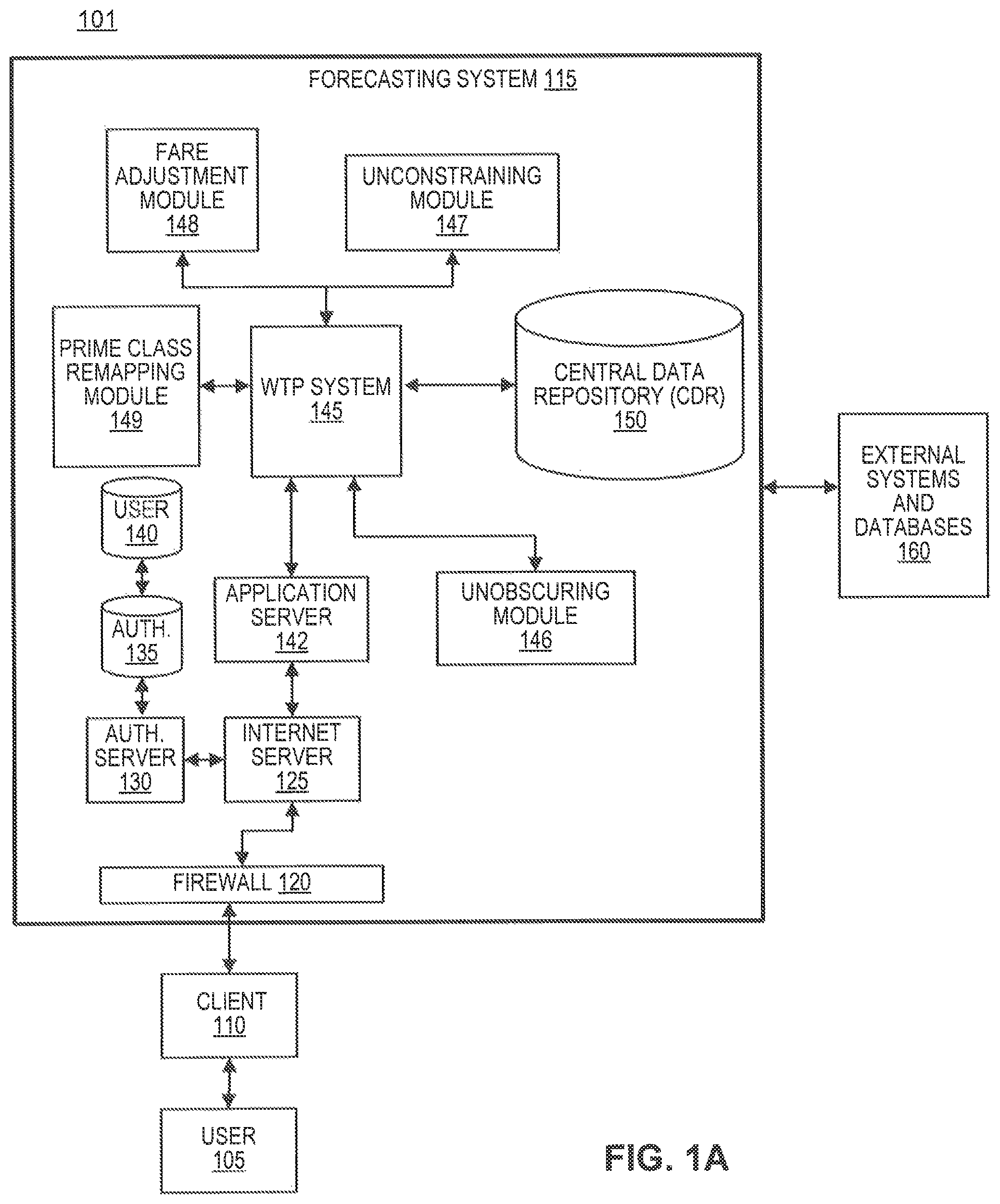 Patent US12361438 Figure 1 – Adjusting seat booking availability